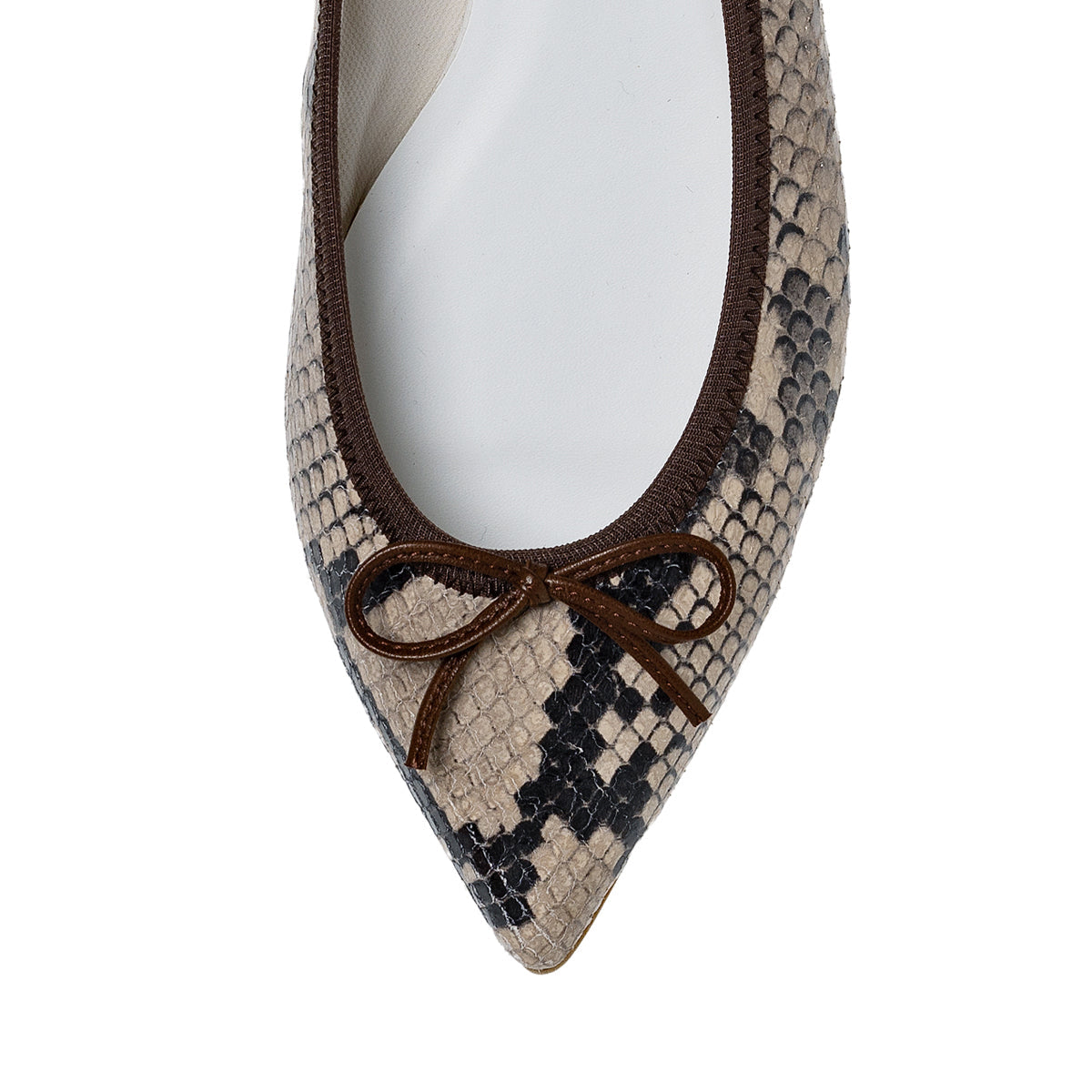 Mathilde -Pythonprint Lightbeige パイソンプリント ライトベージュ(Limited) kurun クルン kuruntokyo 入学式 卒業式 クルントウキョウ 疲れない 痛くない madeinjapan 日本製 本革 バレエシューズ フラットシューズ パンプス kurunTOKYO mdmバレエシューズwaterproof レインシューズ 小さいサイズ 大きいサイズ 26cm 21.5cm 26cm 25.5cm 25cm 22cm