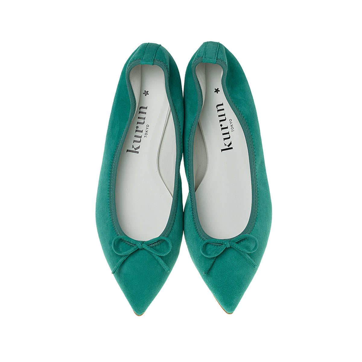 Mathilde -Premium Suede Green プレミアムスエード グリーン(Limited) kurun クルン kuruntokyo 入学式 卒業式 クルントウキョウ 疲れない 痛くない madeinjapan 日本製 本革 バレエシューズ フラットシューズ パンプス kurunTOKYO mdmバレエシューズwaterproof レインシューズ 小さいサイズ 大きいサイズ 26cm 21.5cm 26cm 25.5cm 25cm 22cm