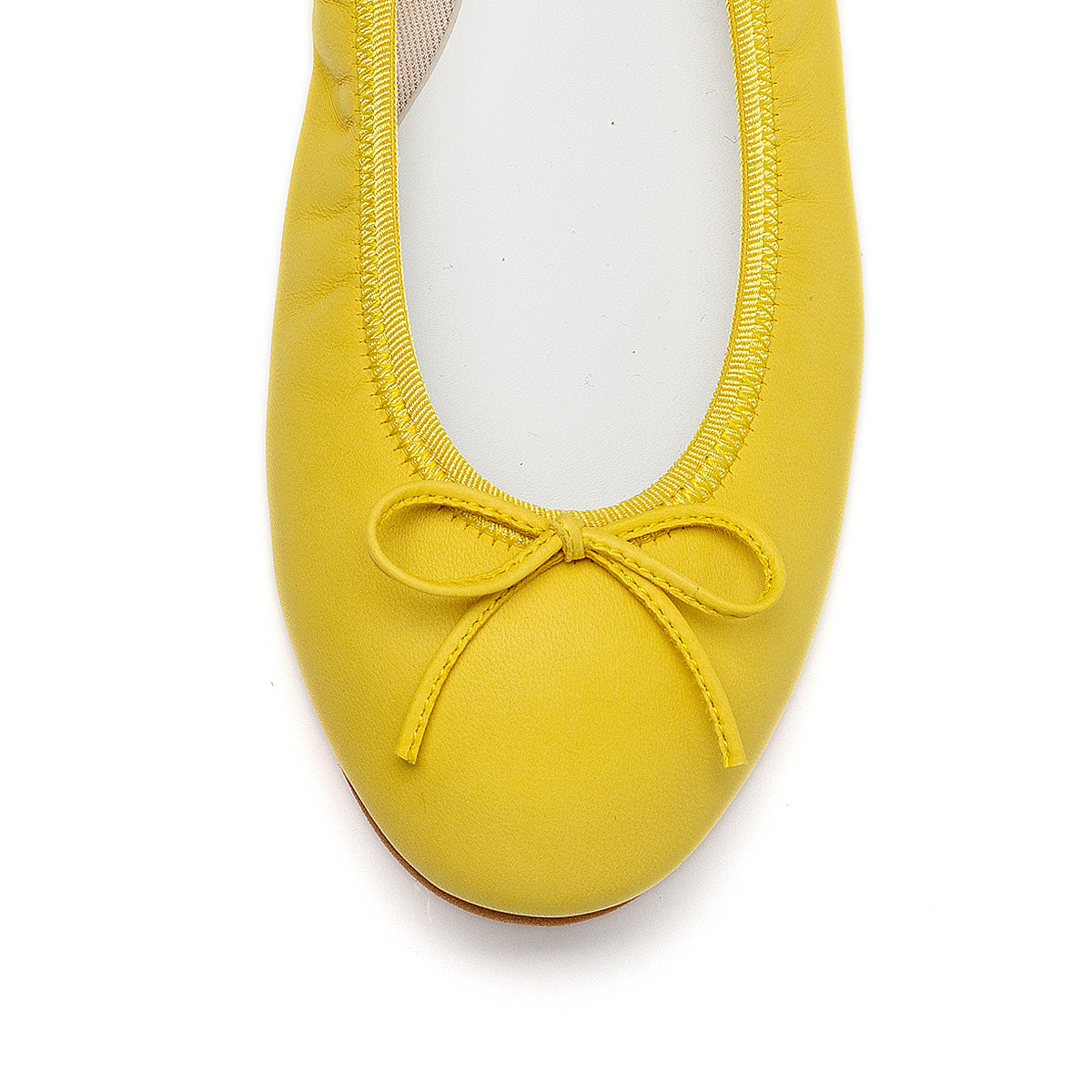 Pauline -Premium Smooth CanaryYellow プレミアムスムース カナリーイエロー(Limited) kurun クルン kuruntokyo 入学式 卒業式 クルントウキョウ 疲れない 痛くない madeinjapan 日本製 本革 バレエシューズ フラットシューズ パンプス kurunTOKYO mdmバレエシューズwaterproof レインシューズ 小さいサイズ 大きいサイズ 26cm 21.5cm 26cm 25.5cm 25cm 22cm
