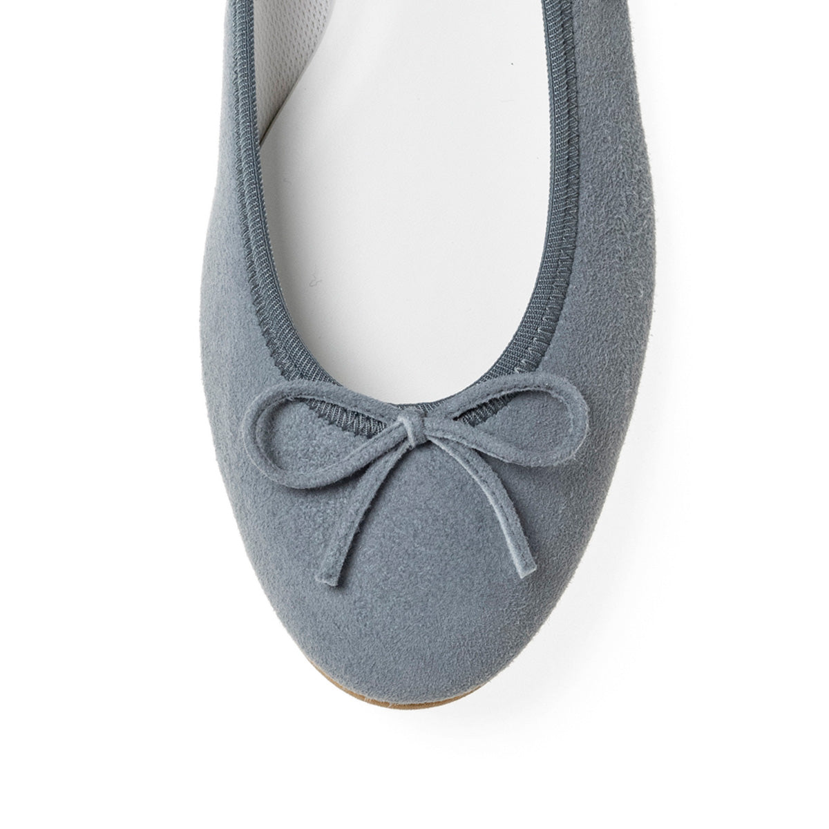Pauline -Waterproof Suede Bluegray ウォータープルーフスエード ブルーグレー kurun クルン kuruntokyo 入学式 卒業式 クルントウキョウ 疲れない 痛くない madeinjapan 日本製 本革 バレエシューズ フラットシューズ パンプス kurunTOKYO mdmバレエシューズwaterproof レインシューズ 小さいサイズ 大きいサイズ 26cm 21.5cm 26cm 25.5cm 25cm 22cm