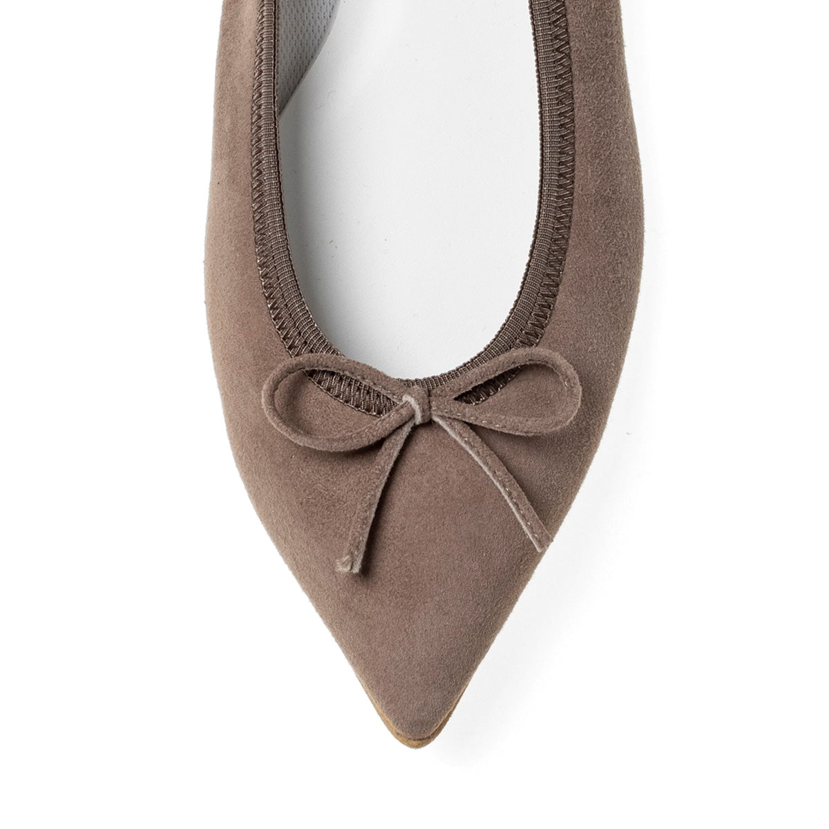 Mathilde -Waterproof Suede Taupe ウォータープルーフスエード トープ kurun クルン kuruntokyo 入学式 卒業式 クルントウキョウ 疲れない 痛くない madeinjapan 日本製 本革 バレエシューズ フラットシューズ パンプス kurunTOKYO mdmバレエシューズwaterproof レインシューズ 小さいサイズ 大きいサイズ 26cm 21.5cm 26cm 25.5cm 25cm 22cm