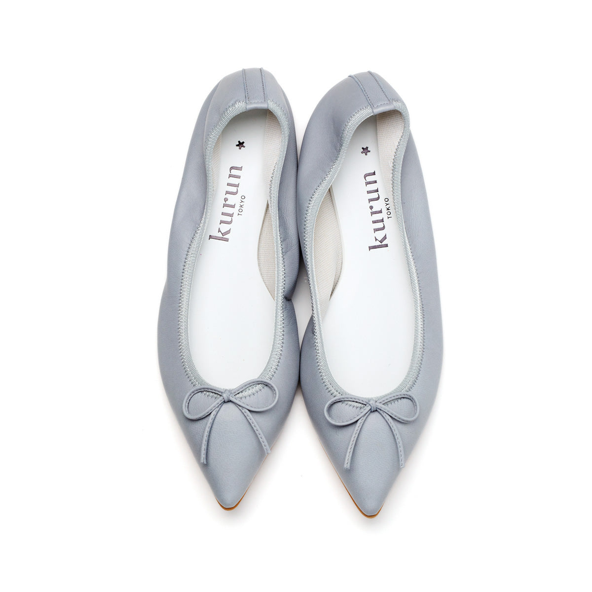 Mathilde -Premium Smooth Icegray プレミアムスムース アイスグレー(Limited) kurun クルン kuruntokyo 入学式 卒業式 クルントウキョウ 疲れない 痛くない madeinjapan 日本製 本革 バレエシューズ フラットシューズ パンプス kurunTOKYO mdmバレエシューズwaterproof レインシューズ 小さいサイズ 大きいサイズ 26cm 21.5cm 26cm 25.5cm 25cm 22cm