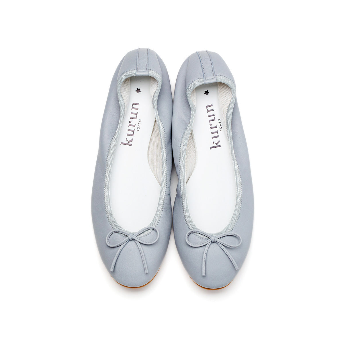Pauline -Premium Smooth Icegray プレミアムスムース アイスグレー(Limited) kurun クルン kuruntokyo 入学式 卒業式 クルントウキョウ 疲れない 痛くない madeinjapan 日本製 本革 バレエシューズ フラットシューズ パンプス kurunTOKYO mdmバレエシューズwaterproof レインシューズ 小さいサイズ 大きいサイズ 26cm 21.5cm 26cm 25.5cm 25cm 22cm
