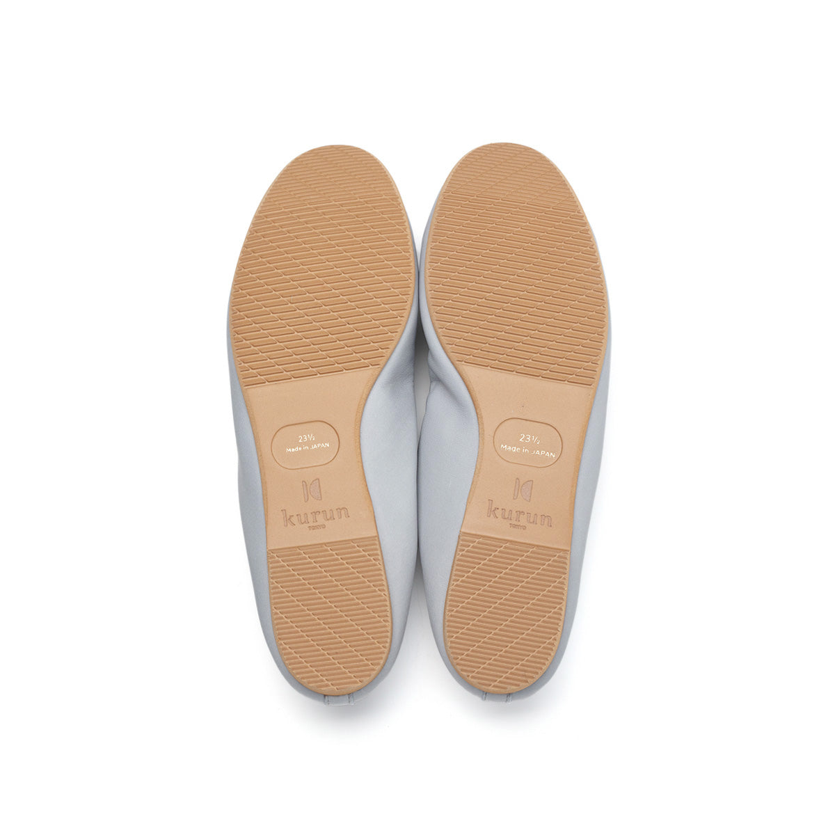 Pauline -Premium Smooth Icegray プレミアムスムース アイスグレー(Limited) kurun クルン kuruntokyo 入学式 卒業式 クルントウキョウ 疲れない 痛くない madeinjapan 日本製 本革 バレエシューズ フラットシューズ パンプス kurunTOKYO mdmバレエシューズwaterproof レインシューズ 小さいサイズ 大きいサイズ 26cm 21.5cm 26cm 25.5cm 25cm 22cm