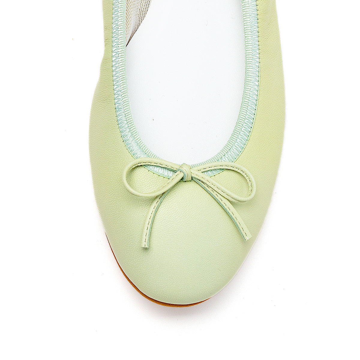 Pauline -Premium Smooth MintGreen プレミアムスムース ミントグリーン(Limited) kurun クルン kuruntokyo 入学式 卒業式 クルントウキョウ 疲れない 痛くない madeinjapan 日本製 本革 バレエシューズ フラットシューズ パンプス kurunTOKYO mdmバレエシューズwaterproof レインシューズ 小さいサイズ 大きいサイズ 26cm 21.5cm 26cm 25.5cm 25cm 22cm