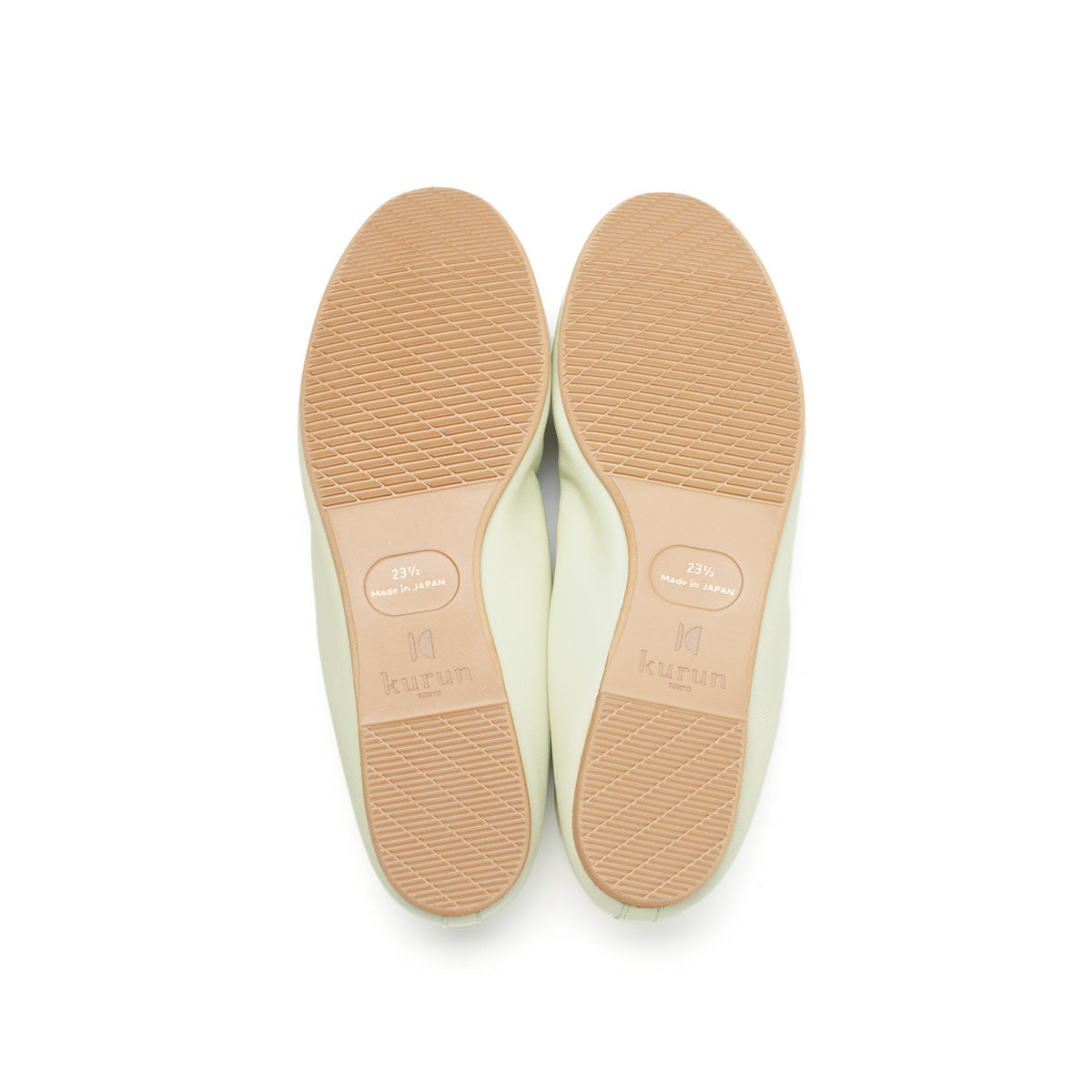 Pauline -Premium Smooth MintGreen プレミアムスムース ミントグリーン(Limited) kurun クルン kuruntokyo 入学式 卒業式 クルントウキョウ 疲れない 痛くない madeinjapan 日本製 本革 バレエシューズ フラットシューズ パンプス kurunTOKYO mdmバレエシューズwaterproof レインシューズ 小さいサイズ 大きいサイズ 26cm 21.5cm 26cm 25.5cm 25cm 22cm