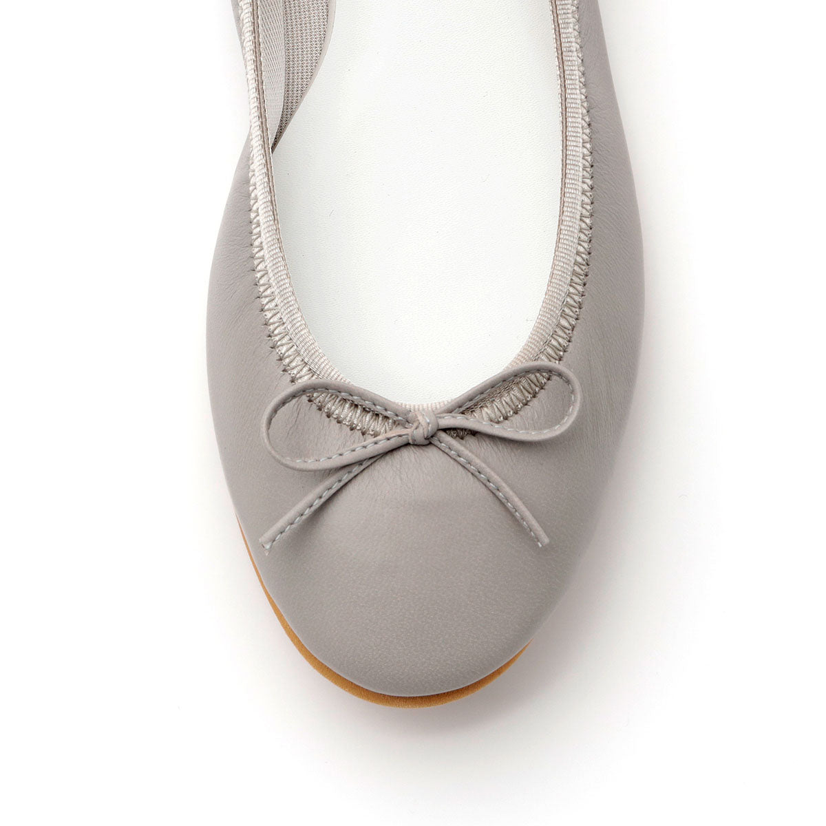 Pauline -Smooth Light gray スムース ライトグレー kurun クルン kuruntokyo 入学式 卒業式 クルントウキョウ 疲れない 痛くない madeinjapan 日本製 本革 バレエシューズ フラットシューズ パンプス kurunTOKYO mdmバレエシューズwaterproof レインシューズ 小さいサイズ 大きいサイズ 26cm 21.5cm 26cm 25.5cm 25cm 22cm