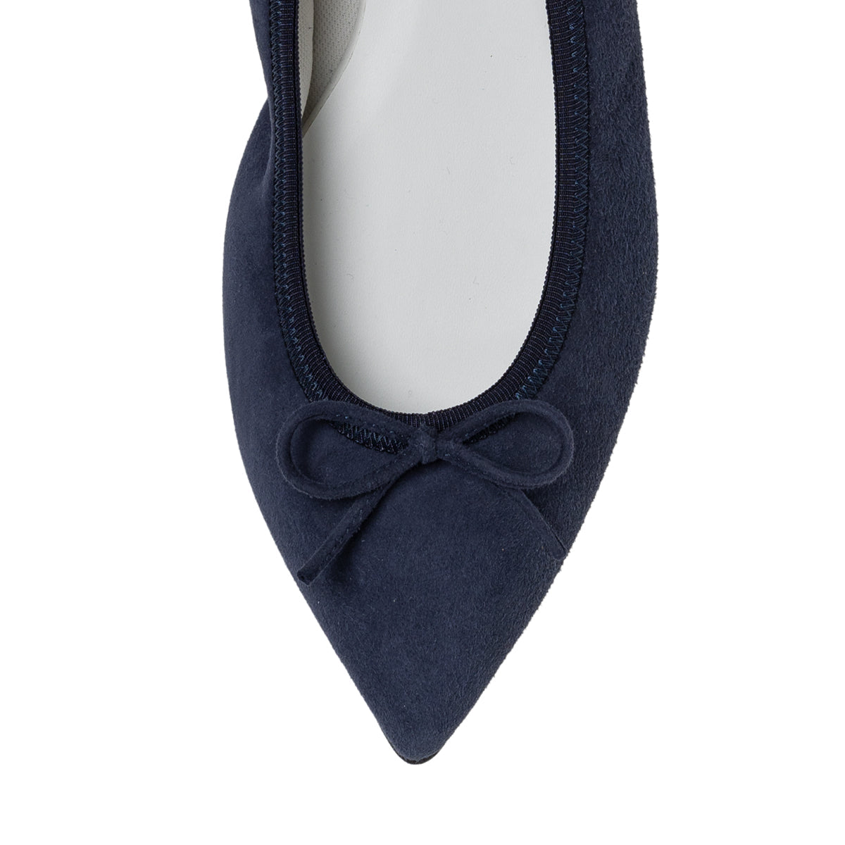 Mathilde -Waterproof Suede Navy ウォータープルーフスエード ネイビー kurun クルン kuruntokyo 入学式 卒業式 クルントウキョウ 疲れない 痛くない madeinjapan 日本製 本革 バレエシューズ フラットシューズ パンプス kurunTOKYO mdmバレエシューズwaterproof レインシューズ 小さいサイズ 大きいサイズ 26cm 21.5cm 26cm 25.5cm 25cm 22cm