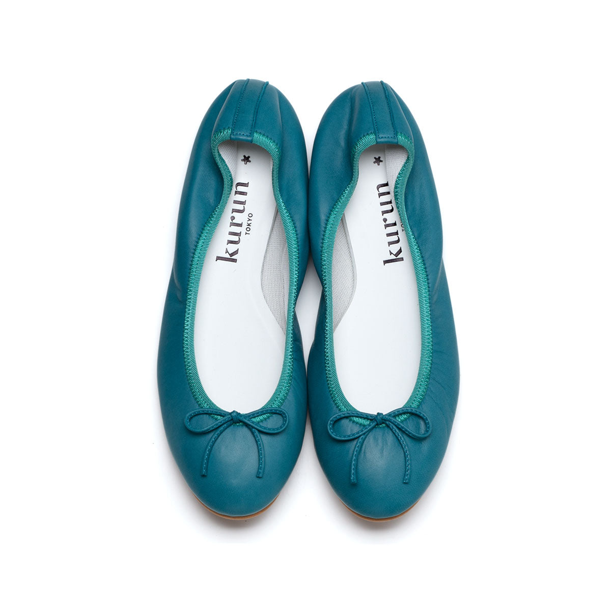 Pauline -Premium Smooth ForestGreen プレミアムスムース フォレストグリーン(Limited) kurun クルン kuruntokyo 入学式 卒業式 クルントウキョウ 疲れない 痛くない madeinjapan 日本製 本革 バレエシューズ フラットシューズ パンプス kurunTOKYO mdmバレエシューズwaterproof レインシューズ 小さいサイズ 大きいサイズ 26cm 21.5cm 26cm 25.5cm 25cm 22cm
