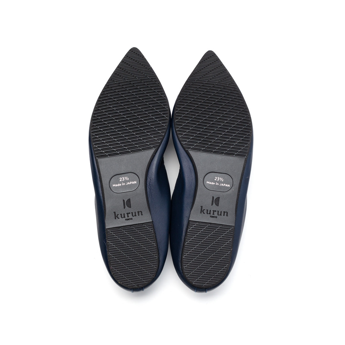 Mathilde -Premium Smooth Navy プレミアムスムース ネイビー(Limited) kurun クルン kuruntokyo 入学式 卒業式 クルントウキョウ 疲れない 痛くない madeinjapan 日本製 本革 バレエシューズ フラットシューズ パンプス kurunTOKYO mdmバレエシューズwaterproof レインシューズ 小さいサイズ 大きいサイズ 26cm 21.5cm 26cm 25.5cm 25cm 22cm