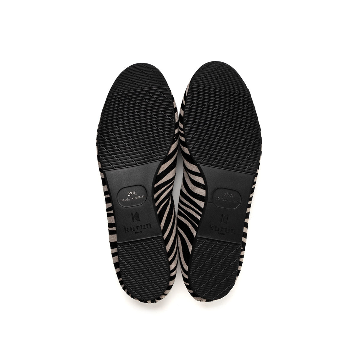 Pauline -Zebraprint LightBeige ゼブラプリント ライトベージュ kurun クルン kuruntokyo 入学式 卒業式 クルントウキョウ 疲れない 痛くない madeinjapan 日本製 本革 バレエシューズ フラットシューズ パンプス kurunTOKYO mdmバレエシューズwaterproof レインシューズ 小さいサイズ 大きいサイズ 26cm 21.5cm 26cm 25.5cm 25cm 22cm