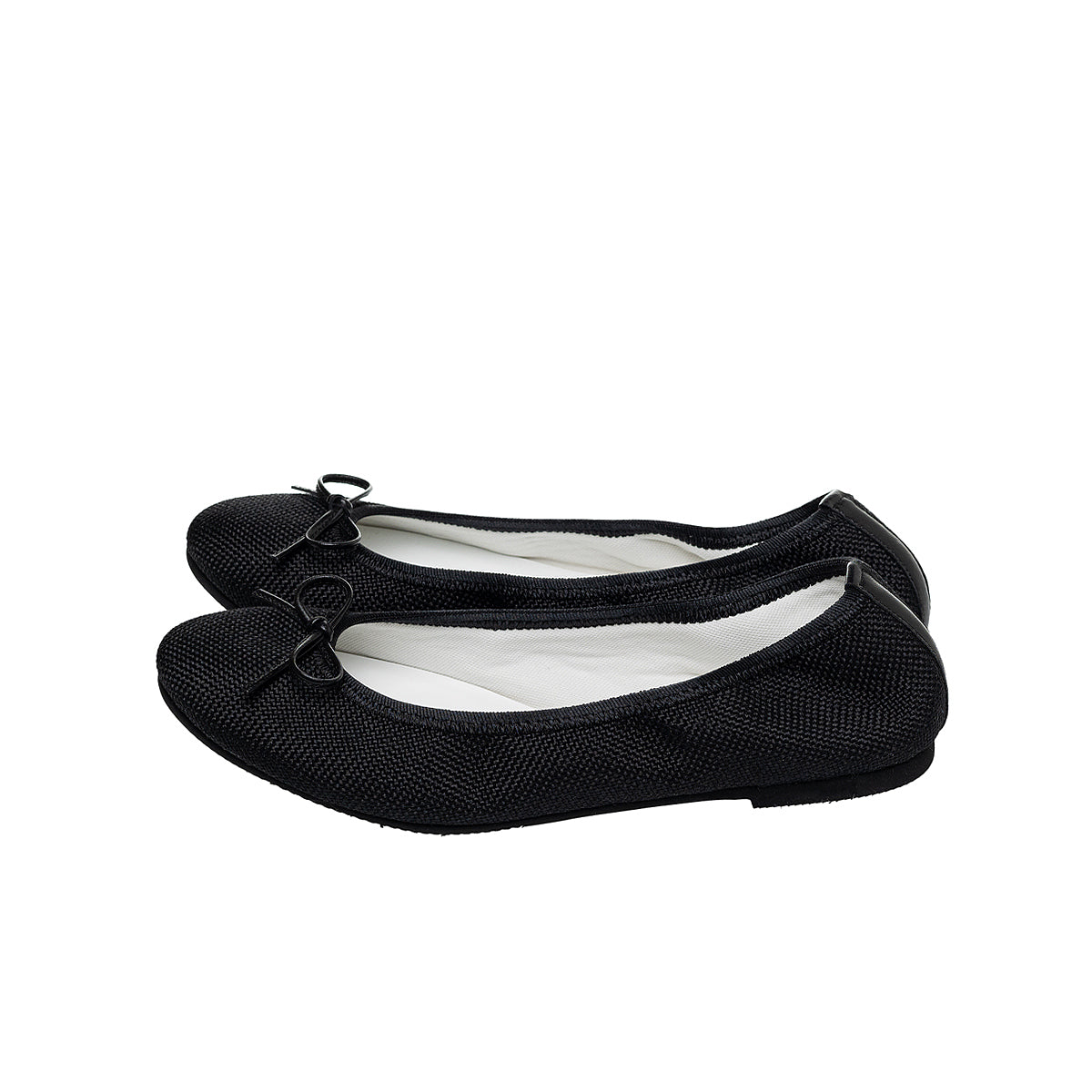 Pauline -Waterproof Panamacloth Black ウォータープルーフパナマクロス ブラック kurun クルン kuruntokyo 入学式 卒業式 クルントウキョウ 疲れない 痛くない madeinjapan 日本製 本革 バレエシューズ フラットシューズ  パンプス kurunTOKYO mdmバレエシューズwaterproof レインシューズ 小さいサイズ 大きいサイズ 26cm 21.5cm 26cm 25.5cm 25cm 22cm