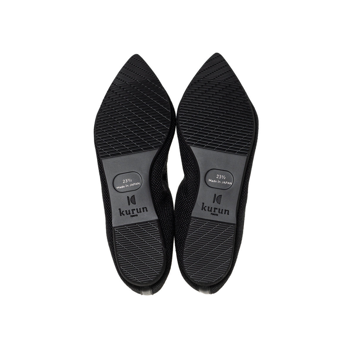 Mathilde -Waterproof Panamacloth Black ウォータープルーフパナマクロス ブラック kurun クルン kuruntokyo 入学式 卒業式 クルントウキョウ 疲れない 痛くない madeinjapan 日本製 本革 バレエシューズ フラットシューズ パンプス kurunTOKYO mdmバレエシューズwaterproof レインシューズ 小さいサイズ 大きいサイズ 26cm 21.5cm 26cm 25.5cm 25cm 22cm