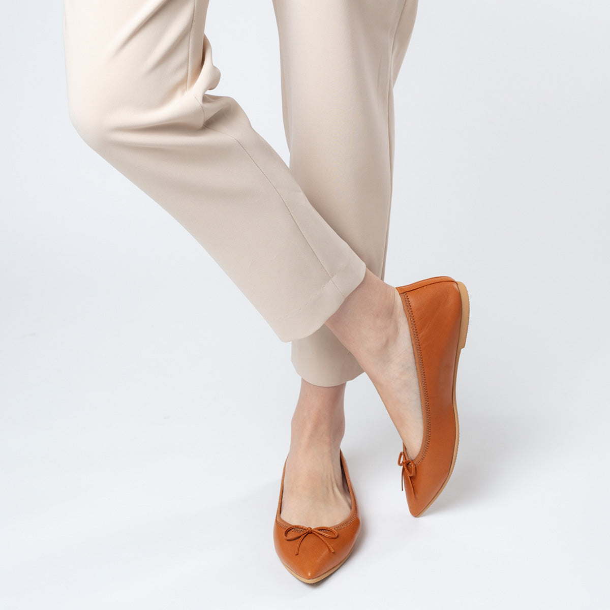 Mathilde -Premium Smooth Camel プレミアムスムース キャメル(Limited) kurun クルン kuruntokyo 入学式 卒業式 クルントウキョウ 疲れない 痛くない madeinjapan 日本製 本革 バレエシューズ フラットシューズ パンプス kurunTOKYO mdmバレエシューズwaterproof レインシューズ 小さいサイズ 大きいサイズ 26cm 21.5cm 26cm 25.5cm 25cm 22cm