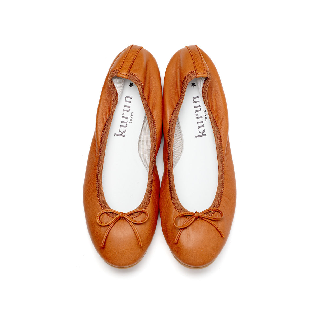 Pauline -Premium Smooth Camel プレミアムスムース キャメル(Limited) kurun クルン kuruntokyo 入学式 卒業式 クルントウキョウ 疲れない 痛くない madeinjapan 日本製 本革 バレエシューズ フラットシューズ パンプス kurunTOKYO mdmバレエシューズwaterproof レインシューズ 小さいサイズ 大きいサイズ 26cm 21.5cm 26cm 25.5cm 25cm 22cm