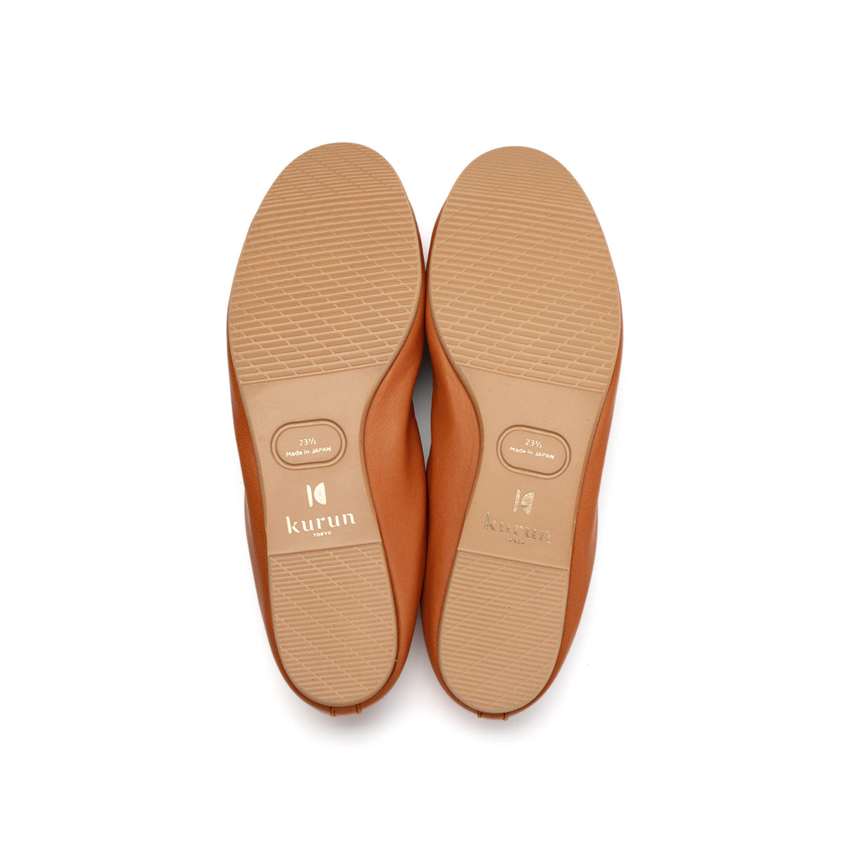 Pauline -Premium Smooth Camel プレミアムスムース キャメル(Limited) kurun クルン kuruntokyo 入学式 卒業式 クルントウキョウ 疲れない 痛くない madeinjapan 日本製 本革 バレエシューズ フラットシューズ パンプス kurunTOKYO mdmバレエシューズwaterproof レインシューズ 小さいサイズ 大きいサイズ 26cm 21.5cm 26cm 25.5cm 25cm 22cm
