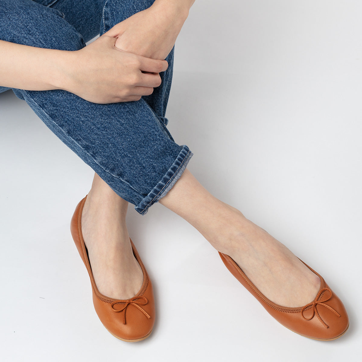 Pauline -Premium Smooth Camel プレミアムスムース キャメル(Limited) kurun クルン kuruntokyo 入学式 卒業式 クルントウキョウ 疲れない 痛くない madeinjapan 日本製 本革 バレエシューズ フラットシューズ パンプス kurunTOKYO mdmバレエシューズwaterproof レインシューズ 小さいサイズ 大きいサイズ 26cm 21.5cm 26cm 25.5cm 25cm 22cm