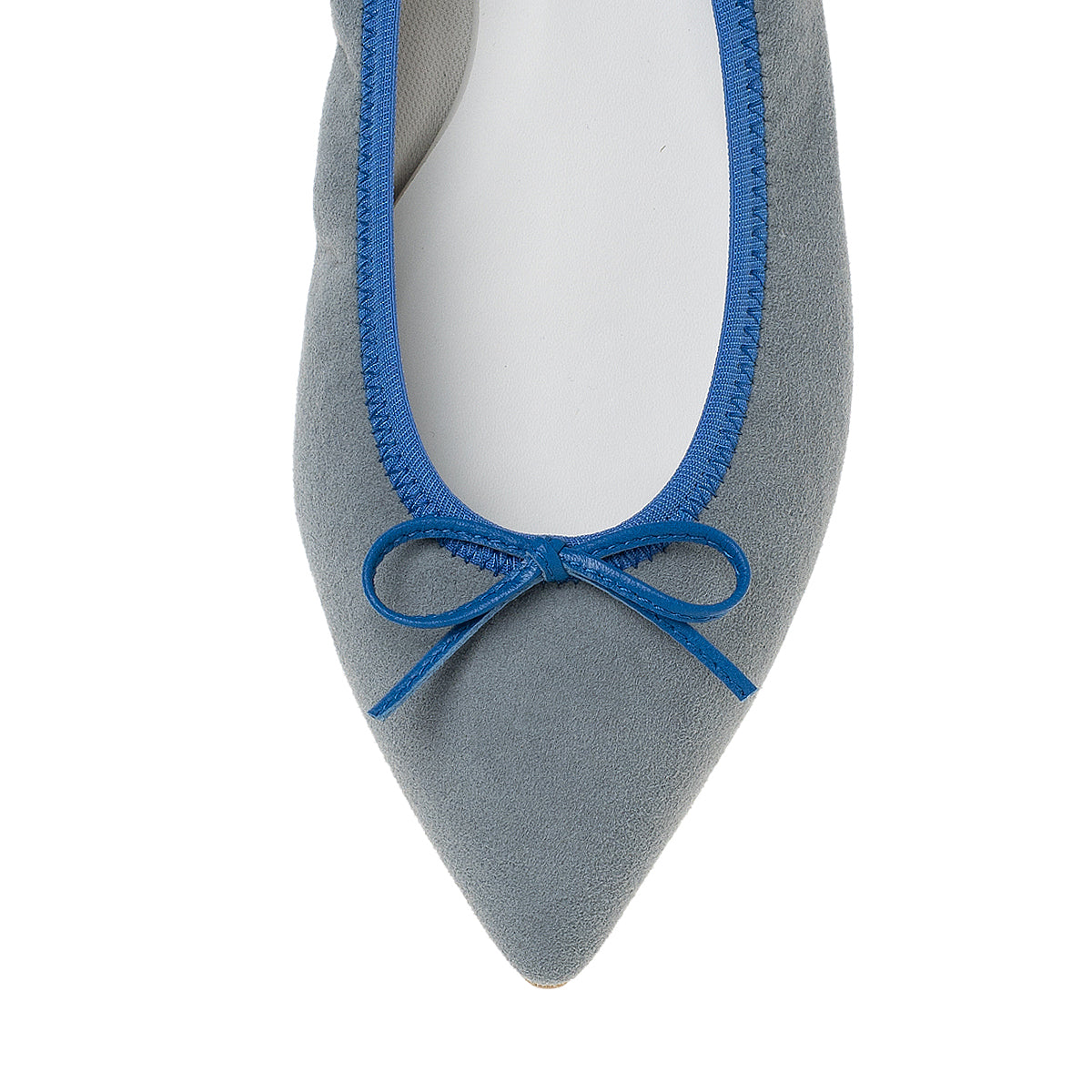 Mathilde -Waterproof Suede Bluegray×Blue ウォタープルーフスエード ブルーグレー×ブルー kurun クルン kuruntokyo 入学式 卒業式 クルントウキョウ 疲れない 痛くない madeinjapan 日本製 本革 バレエシューズ フラットシューズ パンプス kurunTOKYO mdmバレエシューズwaterproof レインシューズ 小さいサイズ 大きいサイズ 26cm 21.5cm 26cm 25.5cm 25cm 22cm