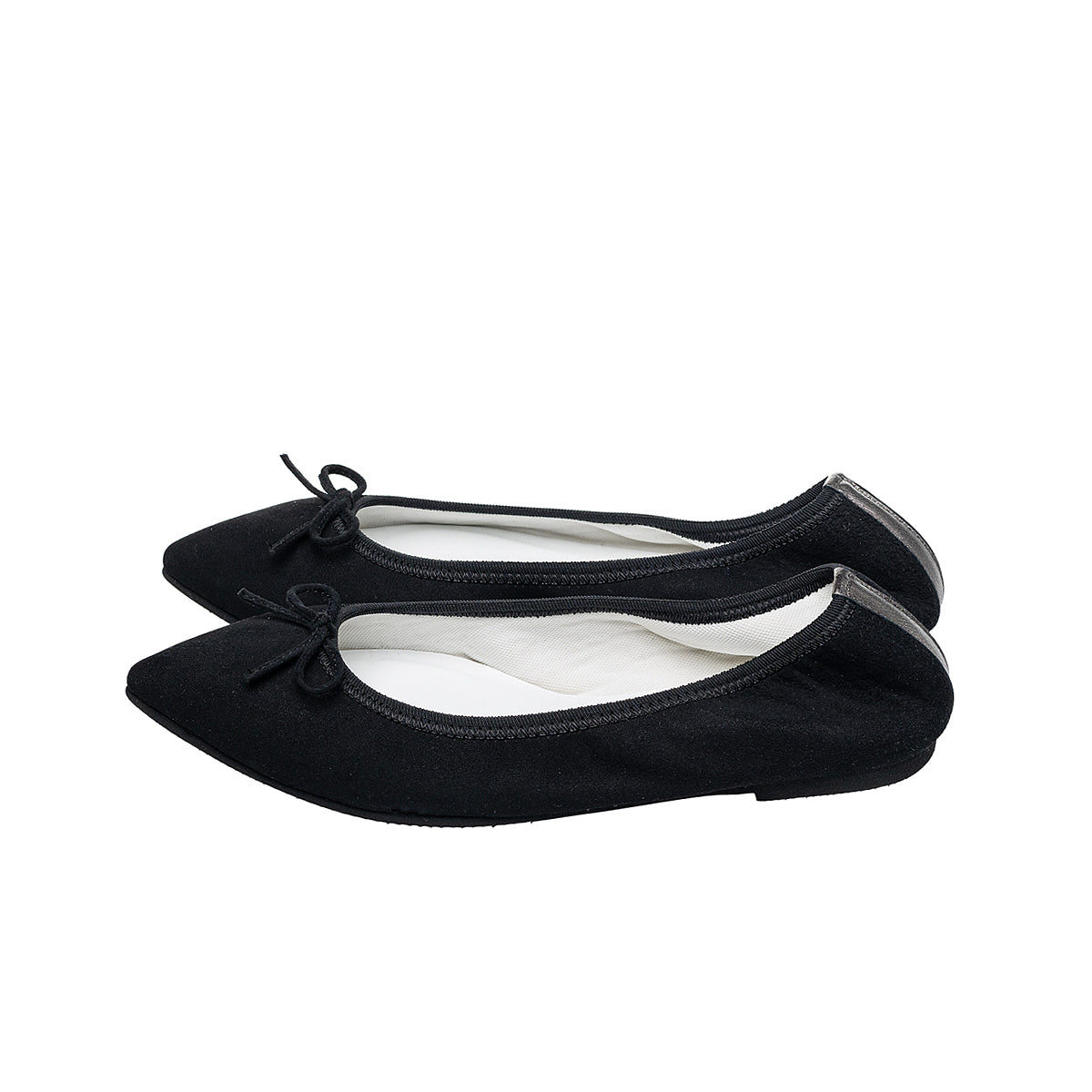 Mathilde -Waterproof Suede Black×Gray ウォータープルーフスエード ブラック×グレー kurun クルン kuruntokyo 入学式 卒業式 クルントウキョウ 疲れない 痛くない madeinjapan 日本製 本革 バレエシューズ フラットシューズ パンプス kurunTOKYO mdmバレエシューズwaterproof レインシューズ 小さいサイズ 大きいサイズ 26cm 21.5cm 26cm 25.5cm 25cm 22cm