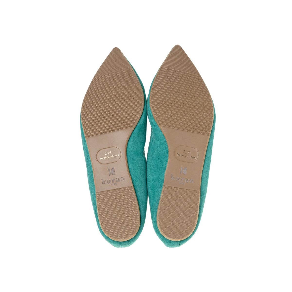Mathilde -Premium Suede Green プレミアムスエード グリーン(Limited) kurun クルン kuruntokyo 入学式 卒業式 クルントウキョウ 疲れない 痛くない madeinjapan 日本製 本革 バレエシューズ フラットシューズ パンプス kurunTOKYO mdmバレエシューズwaterproof レインシューズ 小さいサイズ 大きいサイズ 26cm 21.5cm 26cm 25.5cm 25cm 22cm