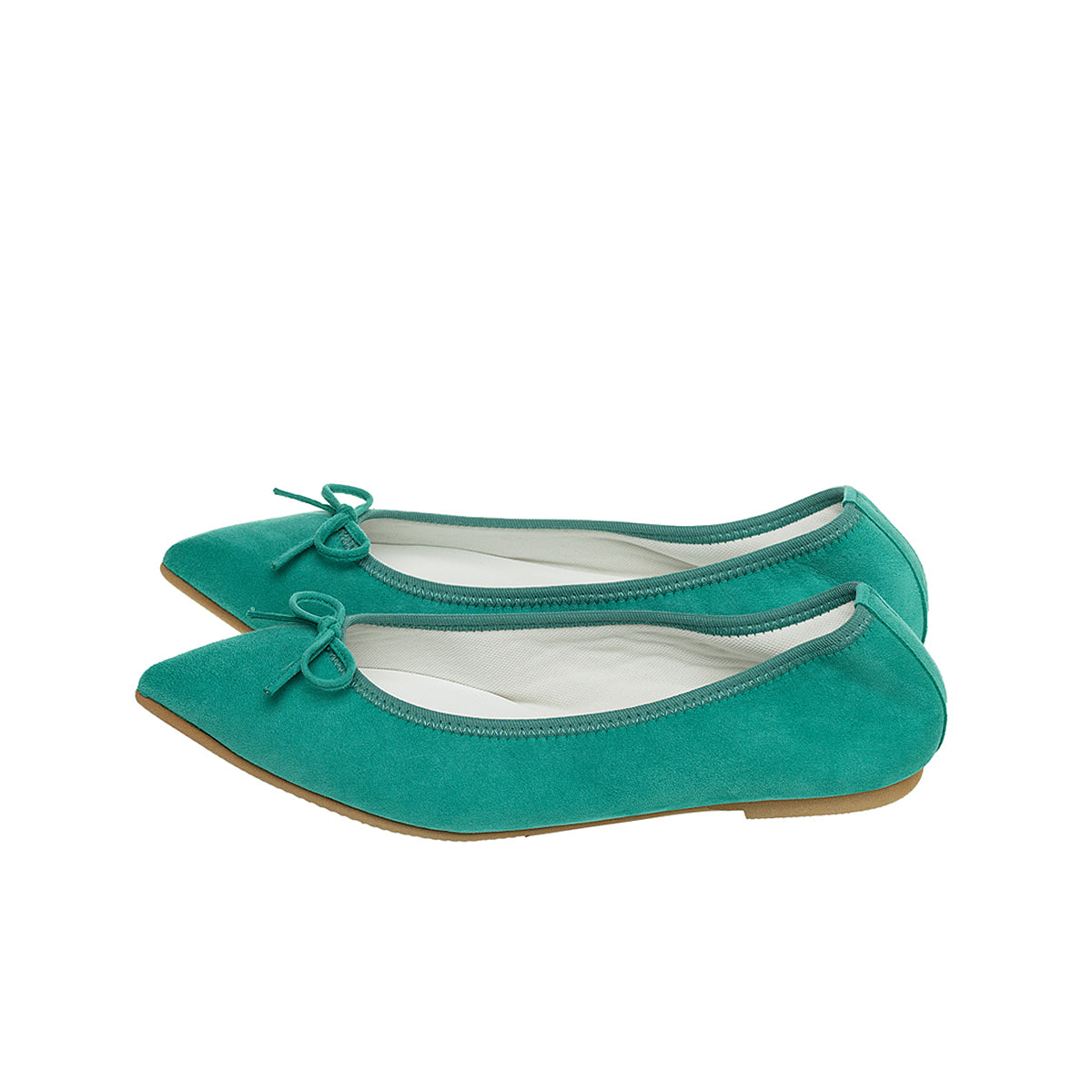 Mathilde -Premium Suede Green プレミアムスエード グリーン(Limited) kurun クルン kuruntokyo 入学式 卒業式 クルントウキョウ 疲れない 痛くない madeinjapan 日本製 本革 バレエシューズ フラットシューズ パンプス kurunTOKYO mdmバレエシューズwaterproof レインシューズ 小さいサイズ 大きいサイズ 26cm 21.5cm 26cm 25.5cm 25cm 22cm