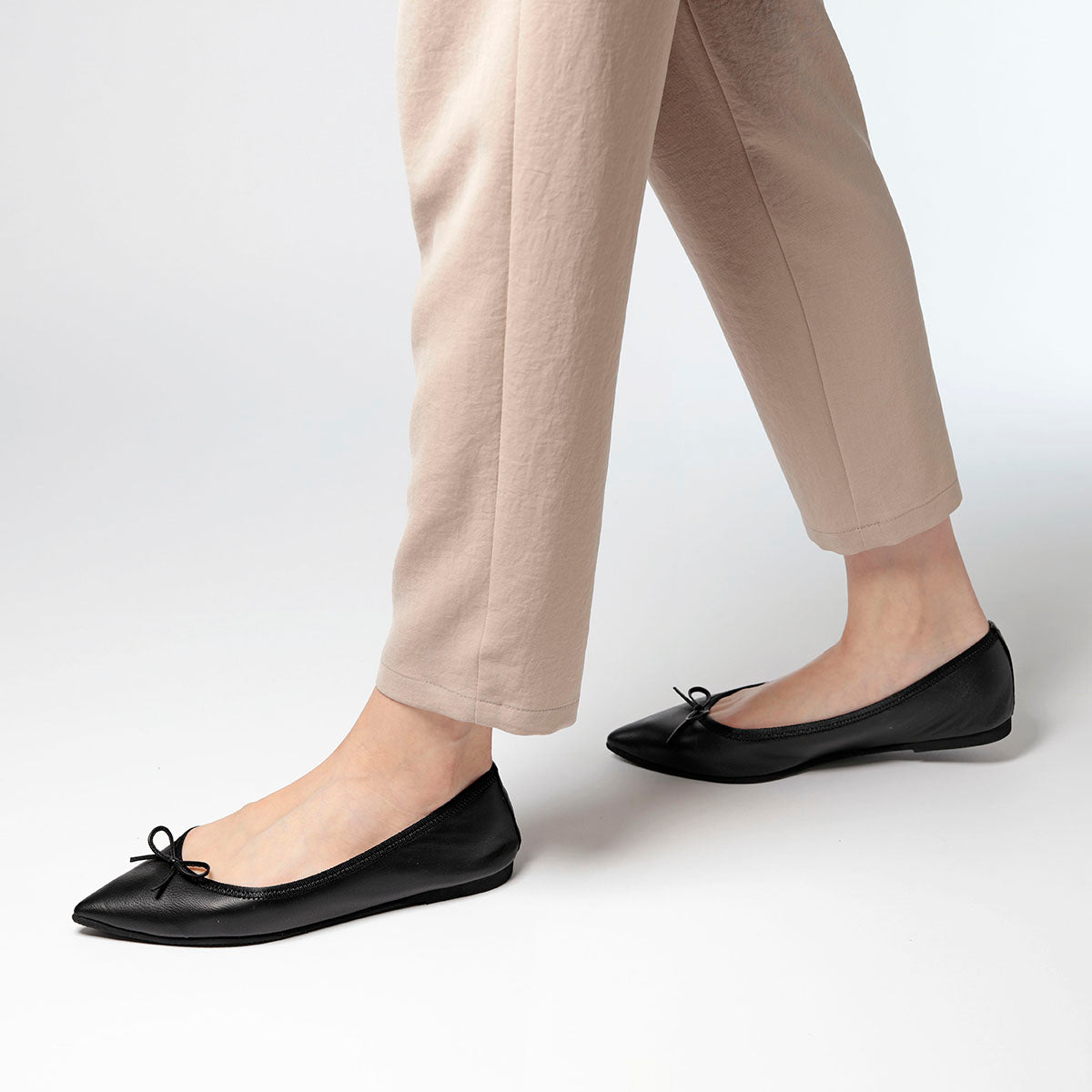 Mathilde -Smooth Black スムース ブラック kurun クルン kuruntokyo 入学式 卒業式 クルントウキョウ 疲れない 痛くない madeinjapan 日本製 本革 バレエシューズ フラットシューズ パンプス kurunTOKYO mdmバレエシューズwaterproof レインシューズ 小さいサイズ 大きいサイズ 26cm 21.5cm 26cm 25.5cm 25cm 22cm