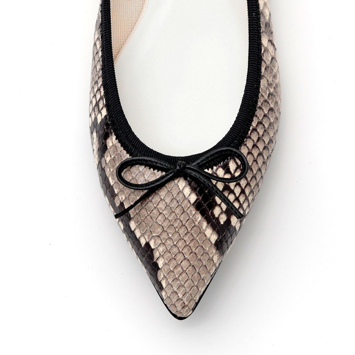 Mathilde -Pythonprint Black パイソンプリント ブラック kurun クルン kuruntokyo 入学式 卒業式 クルントウキョウ 疲れない 痛くない madeinjapan 日本製 本革 バレエシューズ フラットシューズ パンプス kurunTOKYO mdmバレエシューズwaterproof レインシューズ 小さいサイズ 大きいサイズ 26cm 21.5cm 26cm 25.5cm 25cm 22cm