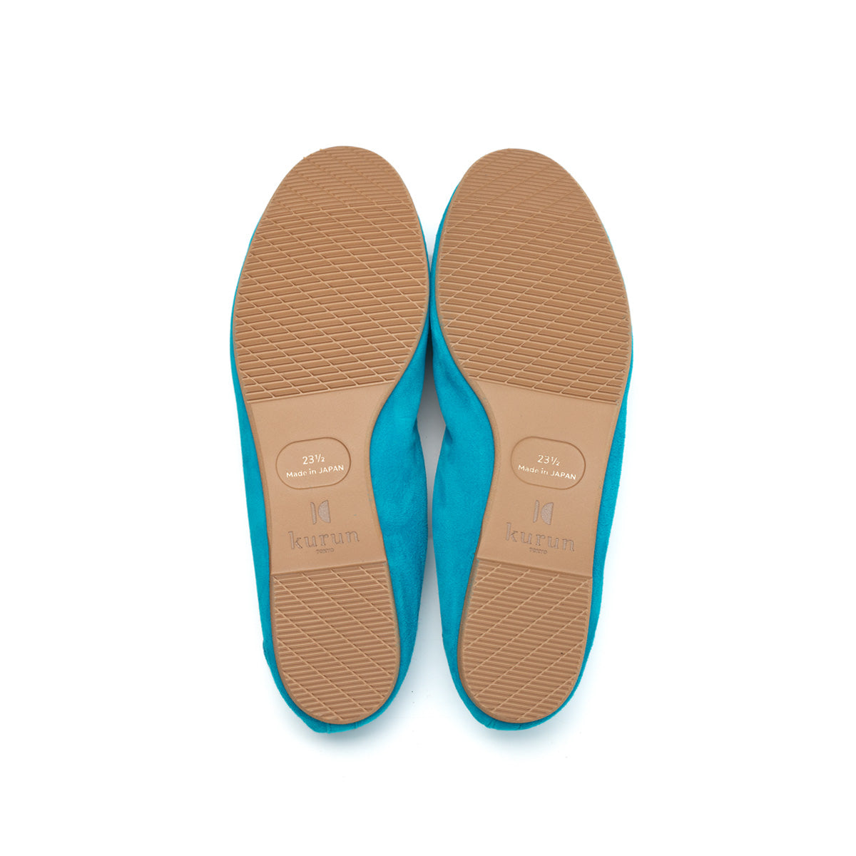Pauline -Premium Suede Turquoise プレミアムスエード ターコイズ(Limited) kurun クルン kuruntokyo 入学式 卒業式 クルントウキョウ 疲れない 痛くない madeinjapan 日本製 本革 バレエシューズ フラットシューズ パンプス kurunTOKYO mdmバレエシューズwaterproof レインシューズ 小さいサイズ 大きいサイズ 26cm 21.5cm 26cm 25.5cm 25cm 22cm