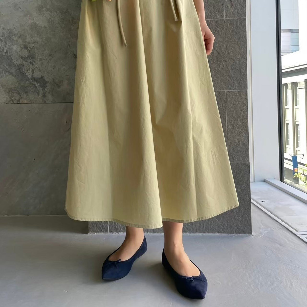 Mathilde -Waterproof Suede Navy ウォータープルーフスエード ネイビー kurun クルン kuruntokyo 入学式 卒業式 クルントウキョウ 疲れない 痛くない madeinjapan 日本製 本革 バレエシューズ フラットシューズ パンプス kurunTOKYO mdmバレエシューズwaterproof レインシューズ 小さいサイズ 大きいサイズ 26cm 21.5cm 26cm 25.5cm 25cm 22cm