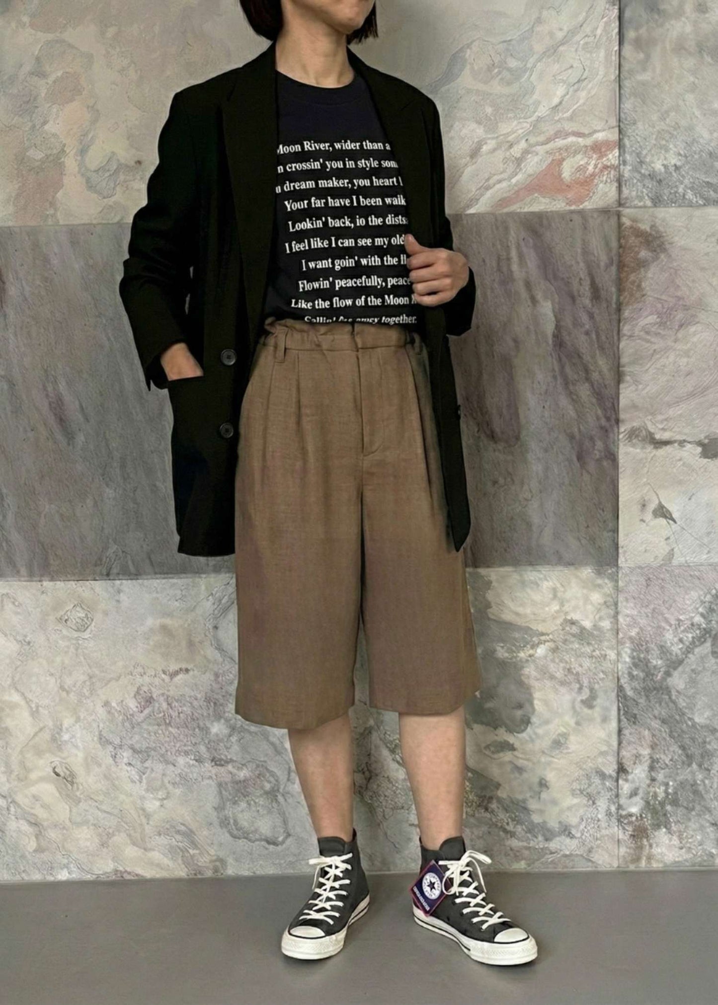 SACRA/S.FINE COTTON LOGO TOP