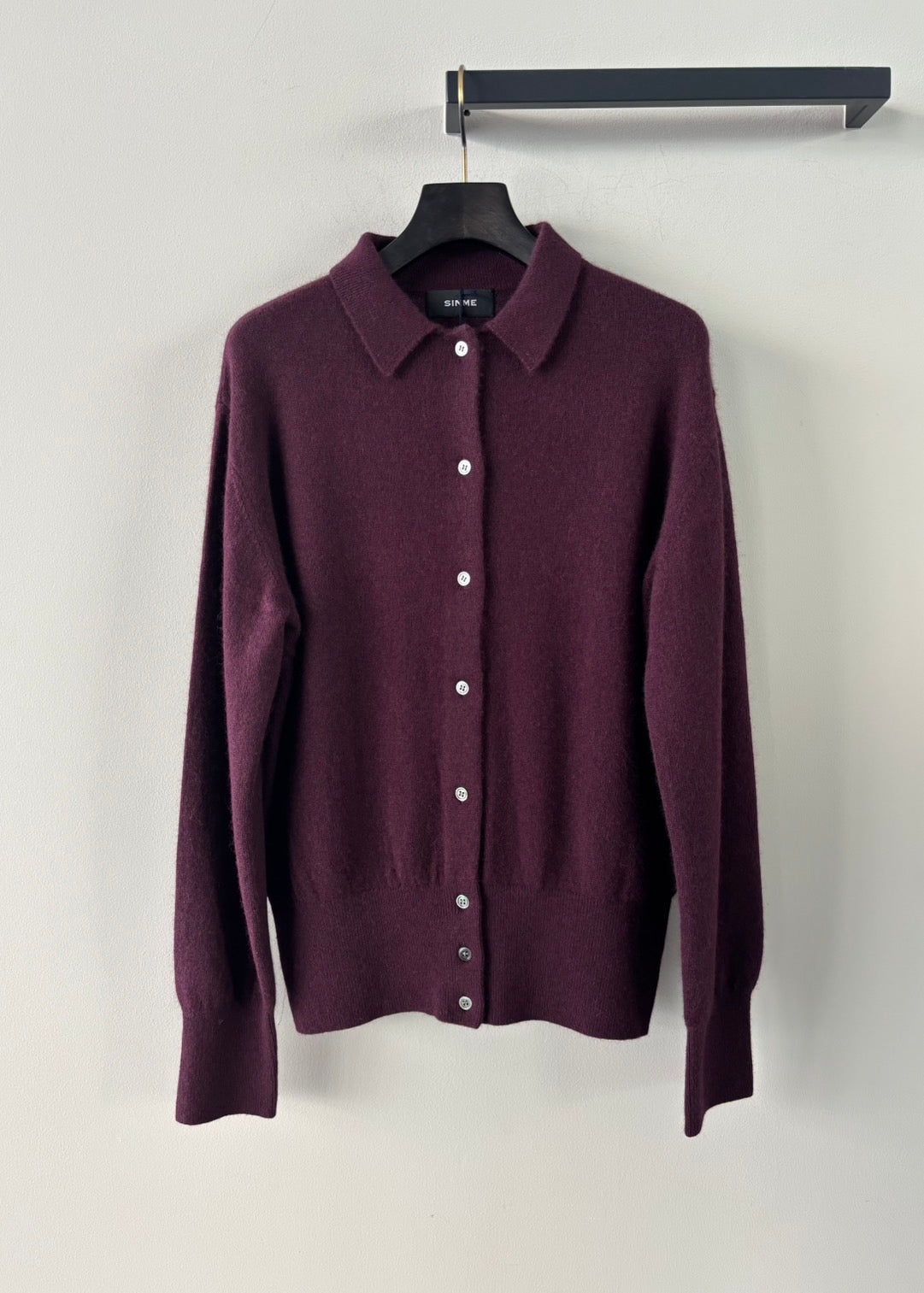 SINME/ポロニットカーディガン