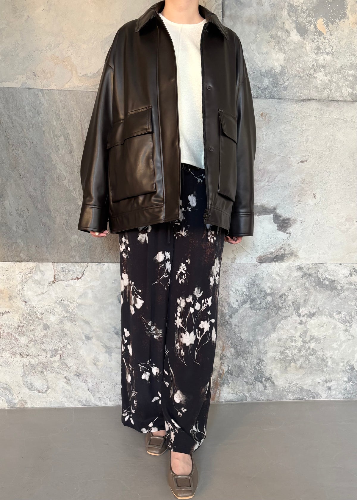SACRA/BLURRED FLORA PANTS