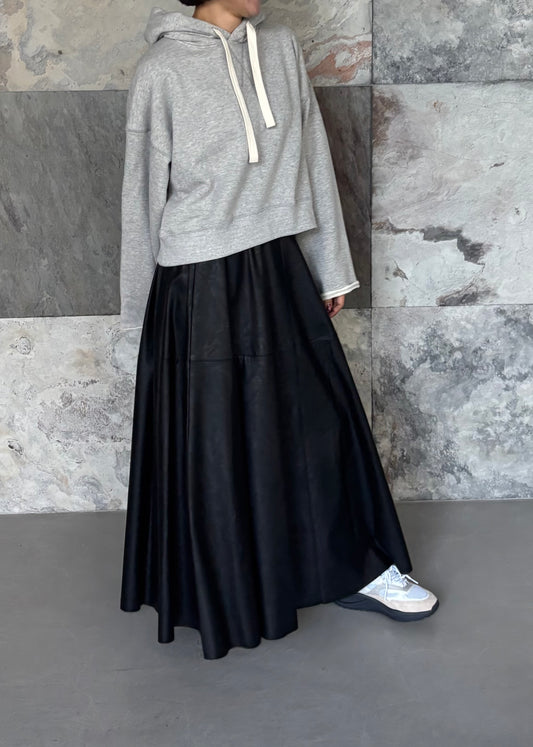 SACRA/SYNTHETIC LEATHER SKIRT