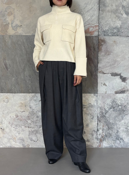 SACRA/BOILED LAMBWOOL RIB