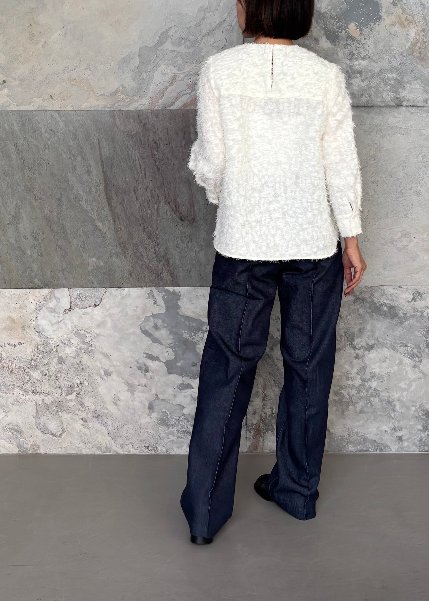 SINME/シャギーブラウス