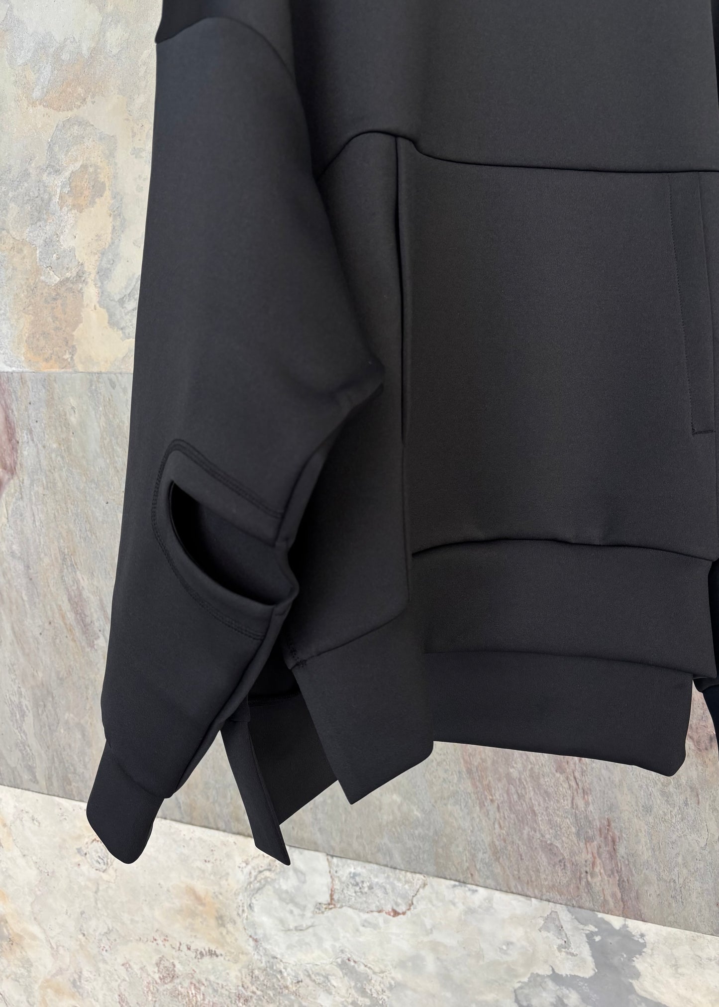 UJOH/Big Silhouette Hoodie ベアダンボールニット