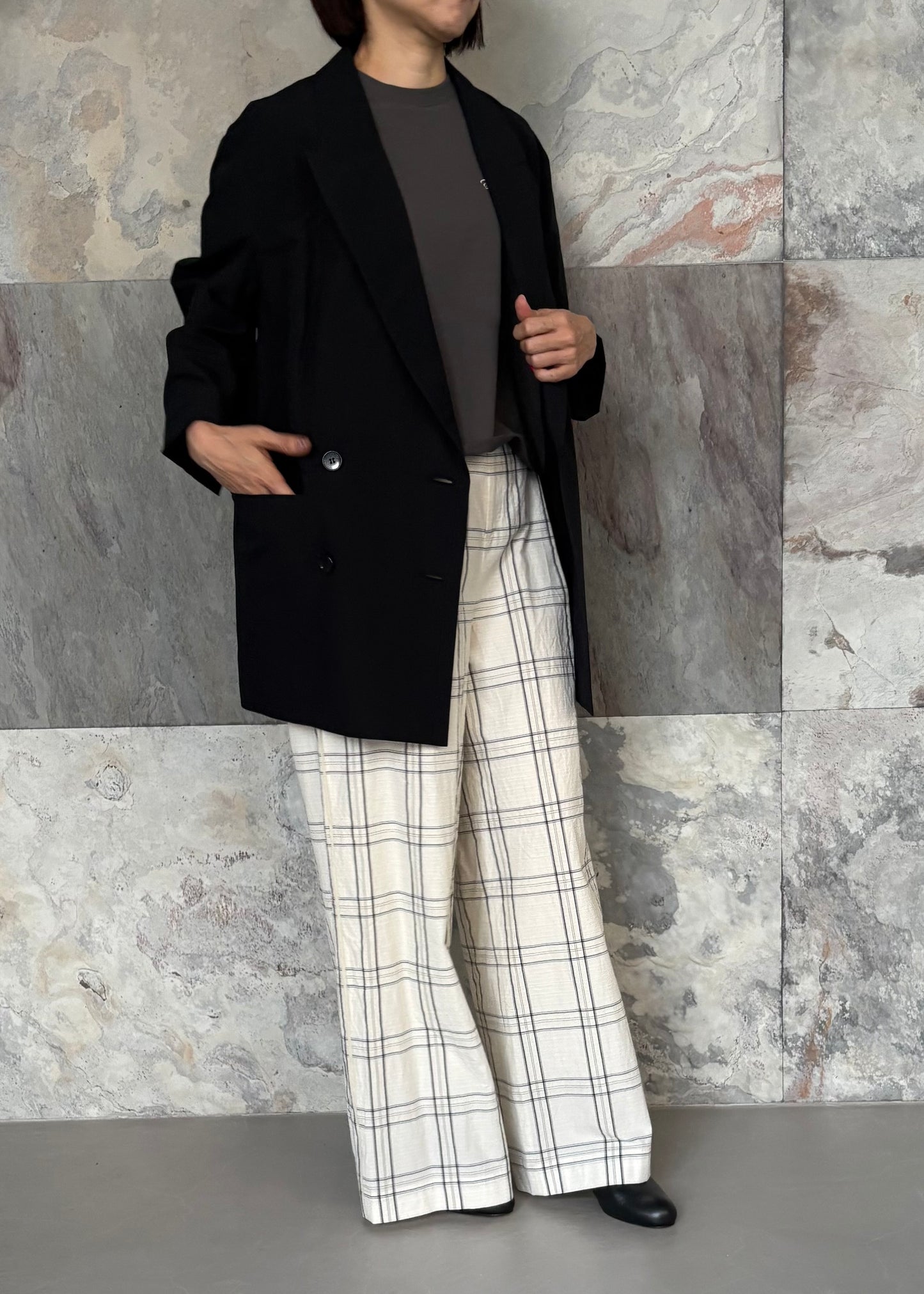 SACRA/H.COUNT COTTON TUMBLE JACKET