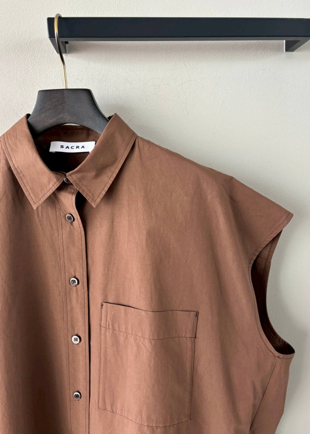 SACRA/PREMIUM COMPACT POPLIN SHIRT