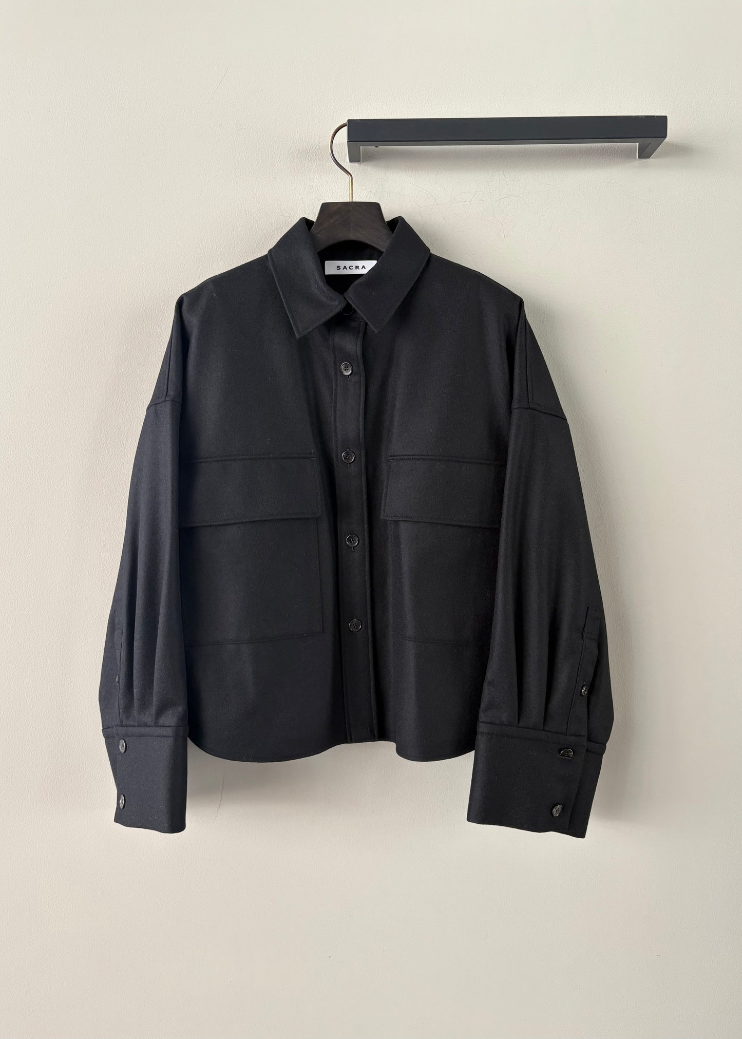 SACRA/H.COUNT FLANNEL SHIRT JACKET