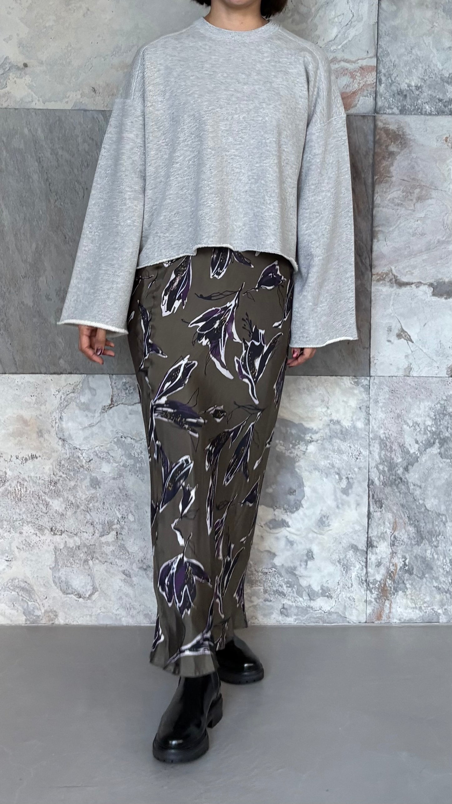 SACRA/AUTUMN FLORA SKIRT