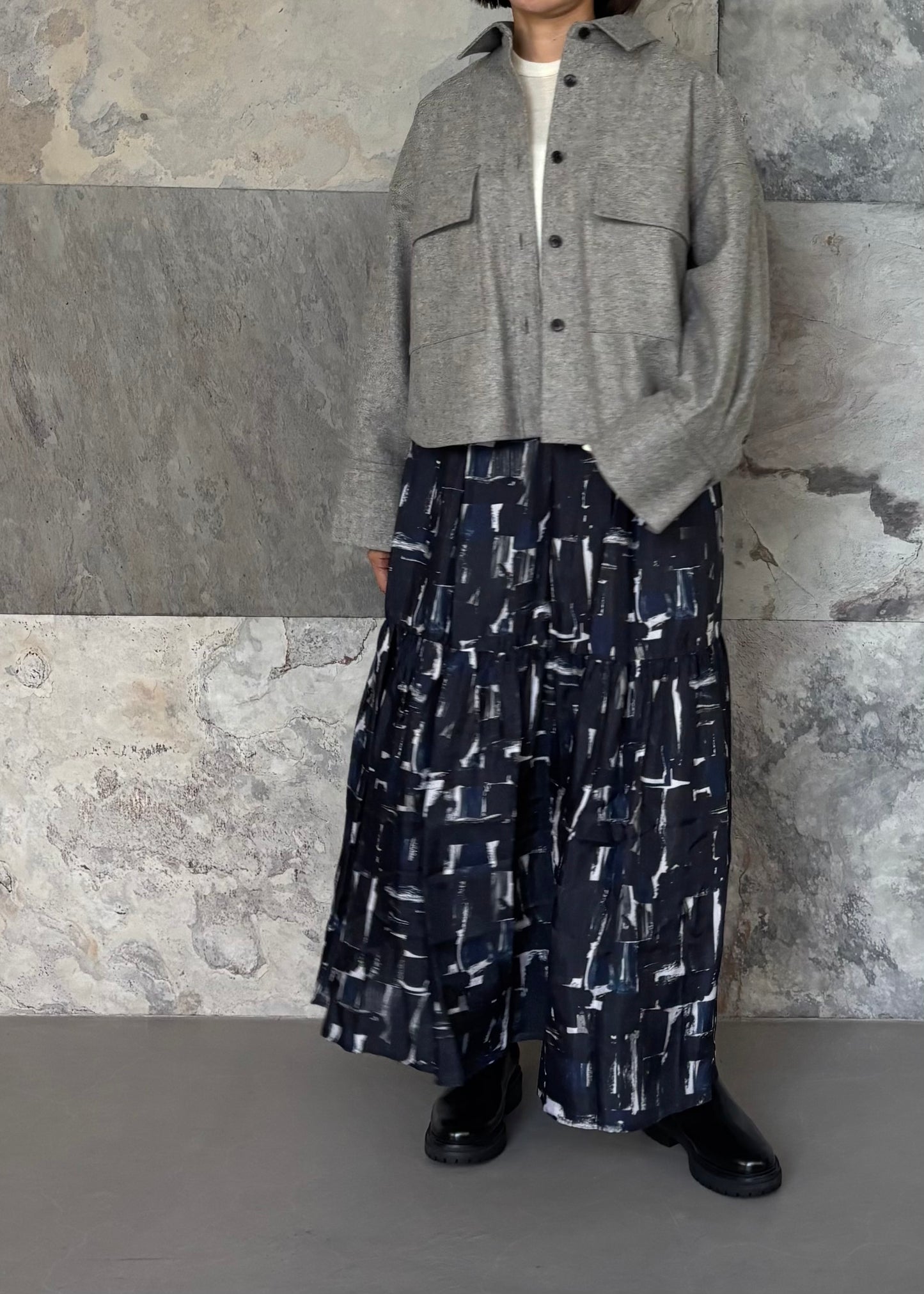 SACRA/H.COUNT FLANNEL SHIRT JACKET