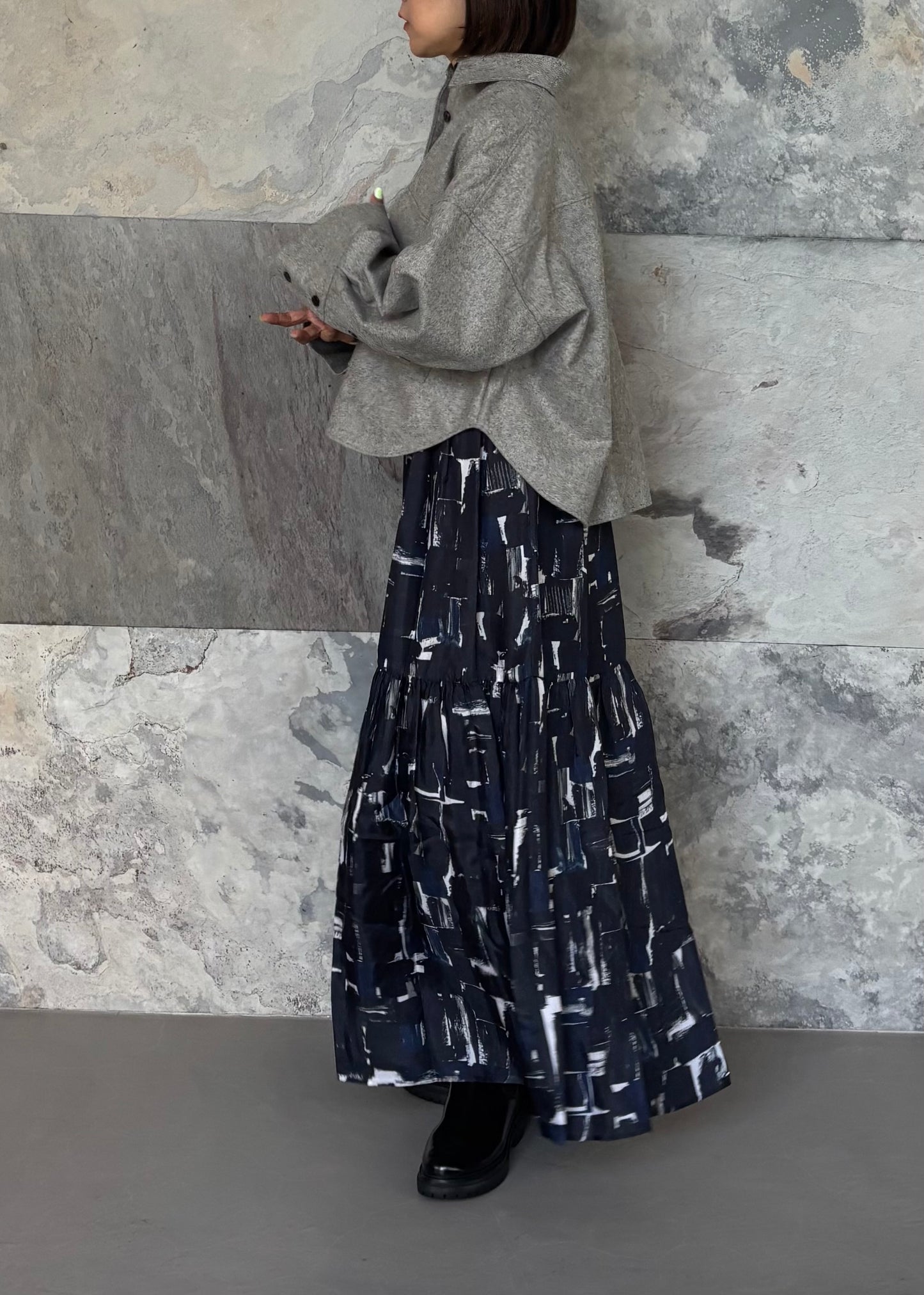 SACRA/H.COUNT FLANNEL SHIRT JACKET