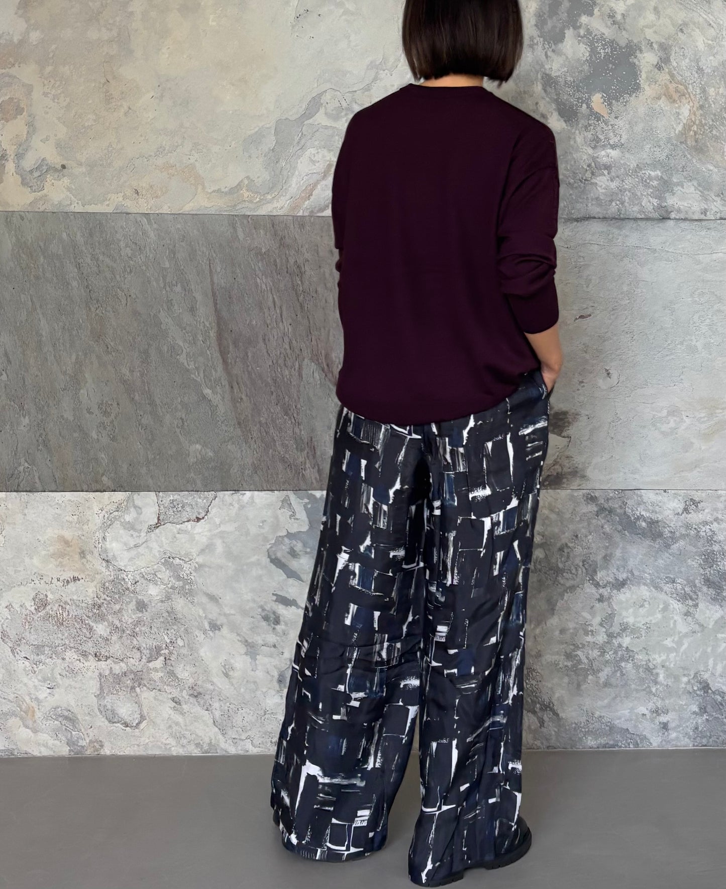 SACRA BRUSH PAINTING PANTS