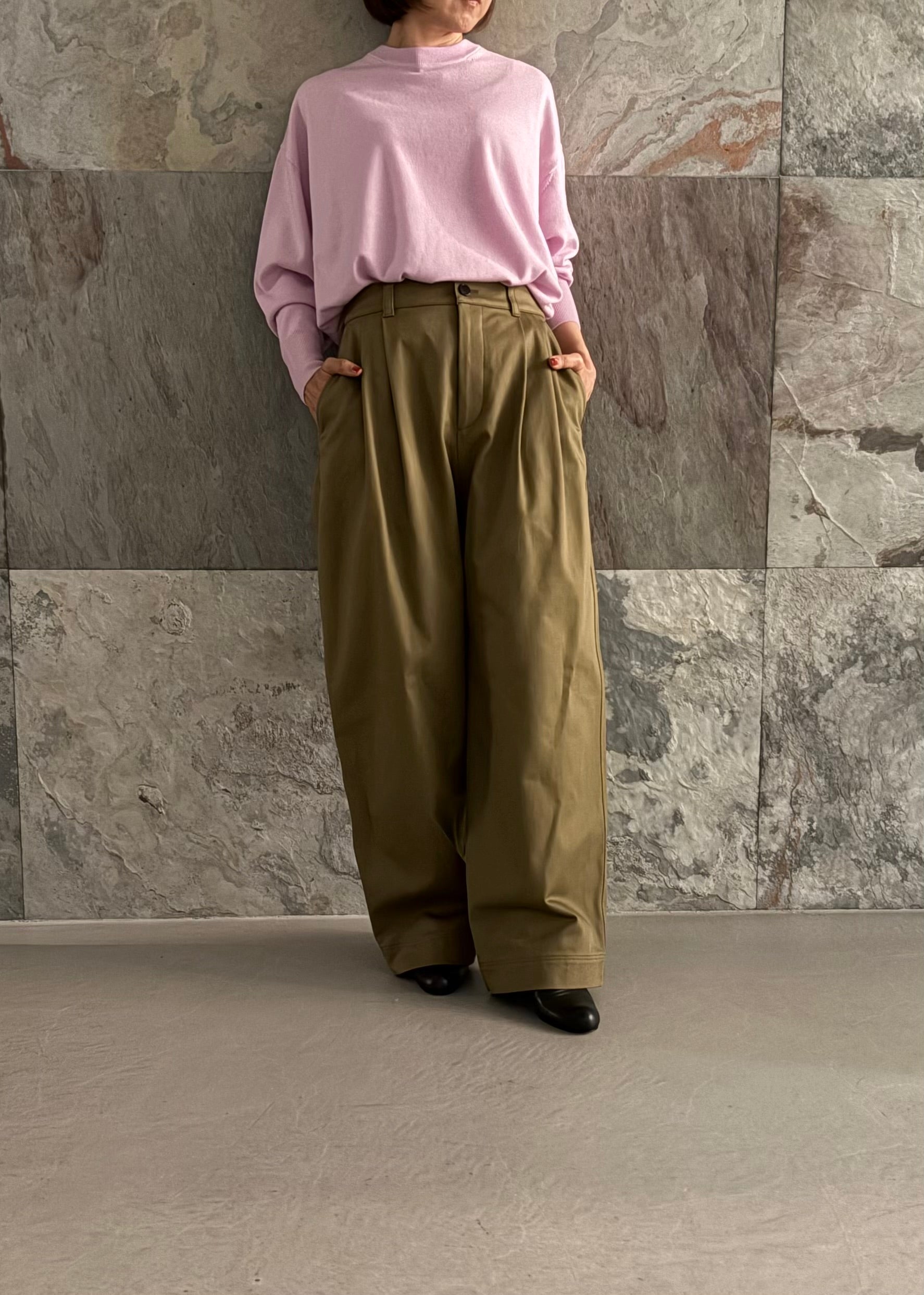 Mtakee 　SACRA H.COUNT COTTON SACRA/H.COUNT CHINO CLOTH PANTS – SPITIFARO