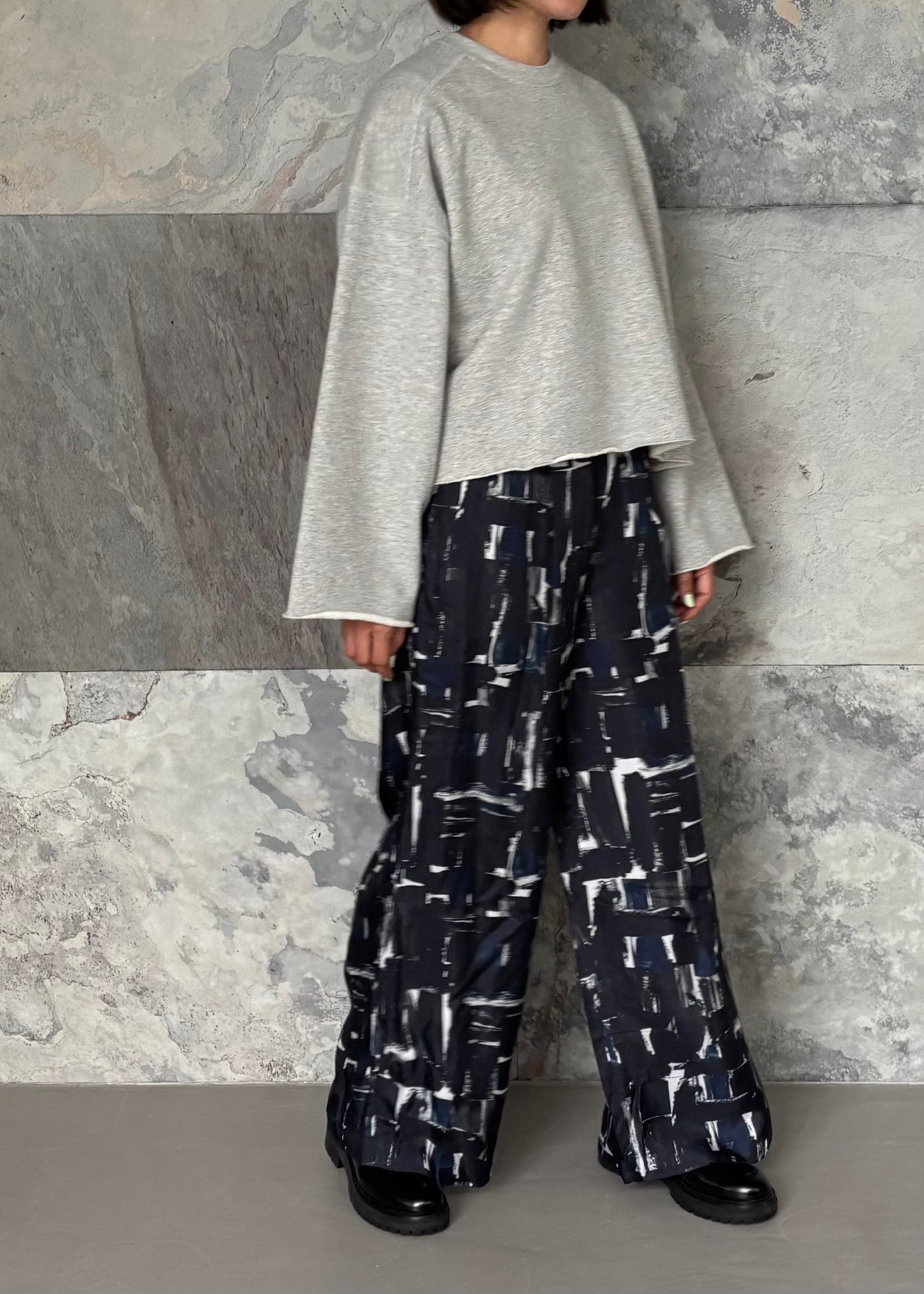 SACRA BRUSH PAINTING PANTS