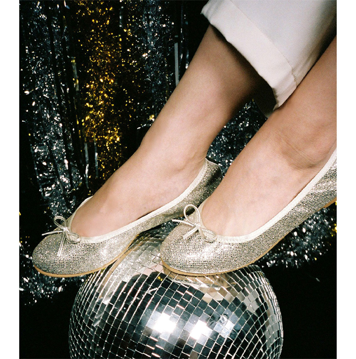Pauline -Lace glitter Champagne gold レースグリッター シャンパンゴールド kurun クルン kuruntokyo 入学式 卒業式 クルントウキョウ 疲れない 痛くない madeinjapan 日本製 本革 バレエシューズ フラットシューズ パンプス kurunTOKYO mdmバレエシューズwaterproof レインシューズ 小さいサイズ 大きいサイズ 26cm 21.5cm 26cm 25.5cm 25cm 22cm