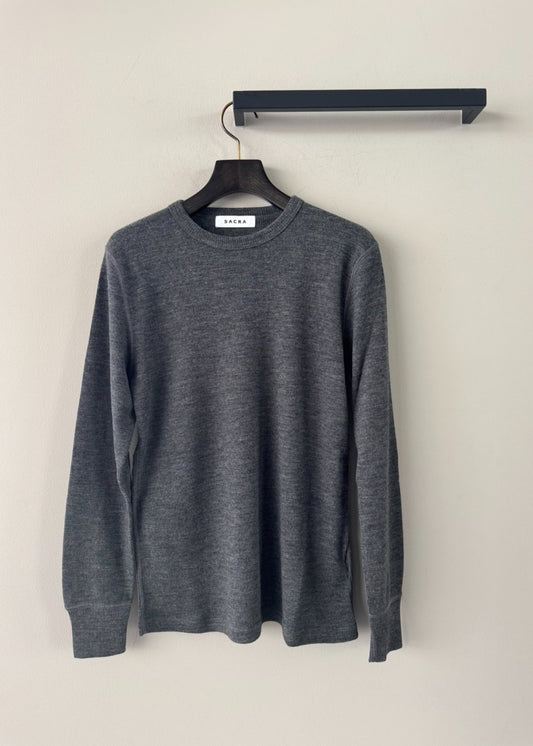 SACRA/EX.FINE MERINO RIB JSY TOP