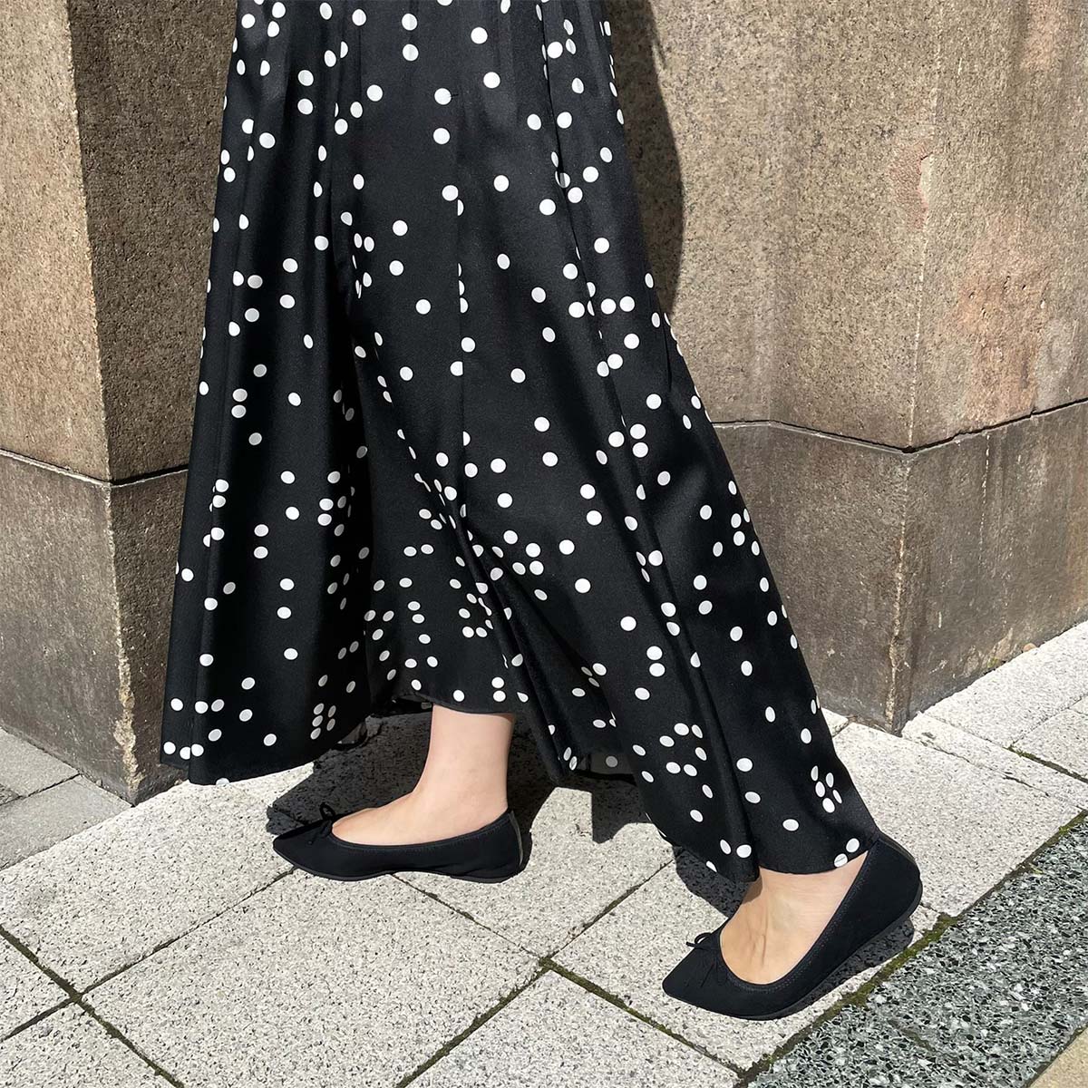 Mathilde -Waterproof Suede Black×Gray ウォータープルーフスエード ブラック×グレー kurun クルン kuruntokyo 入学式 卒業式 クルントウキョウ 疲れない 痛くない madeinjapan 日本製 本革 バレエシューズ フラットシューズ パンプス kurunTOKYO mdmバレエシューズwaterproof レインシューズ 小さいサイズ 大きいサイズ 26cm 21.5cm 26cm 25.5cm 25cm 22cm