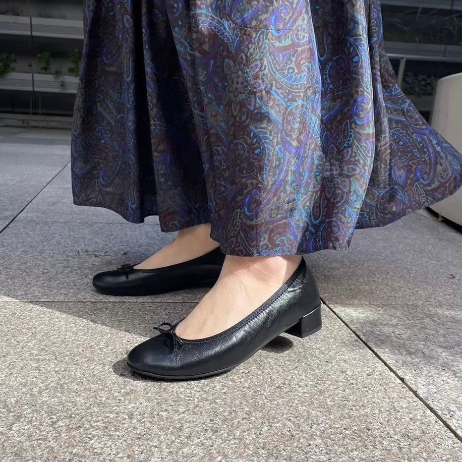 Adèle -Foil Black フォイル ブラック kurun クルン kuruntokyo 入学式 卒業式 クルントウキョウ 疲れない 痛くない madeinjapan 日本製 本革 バレエシューズ フラットシューズ パンプス kurunTOKYO mdmバレエシューズwaterproof レインシューズ 小さいサイズ 大きいサイズ 26cm 21.5cm 26cm 25.5cm 25cm 22cm