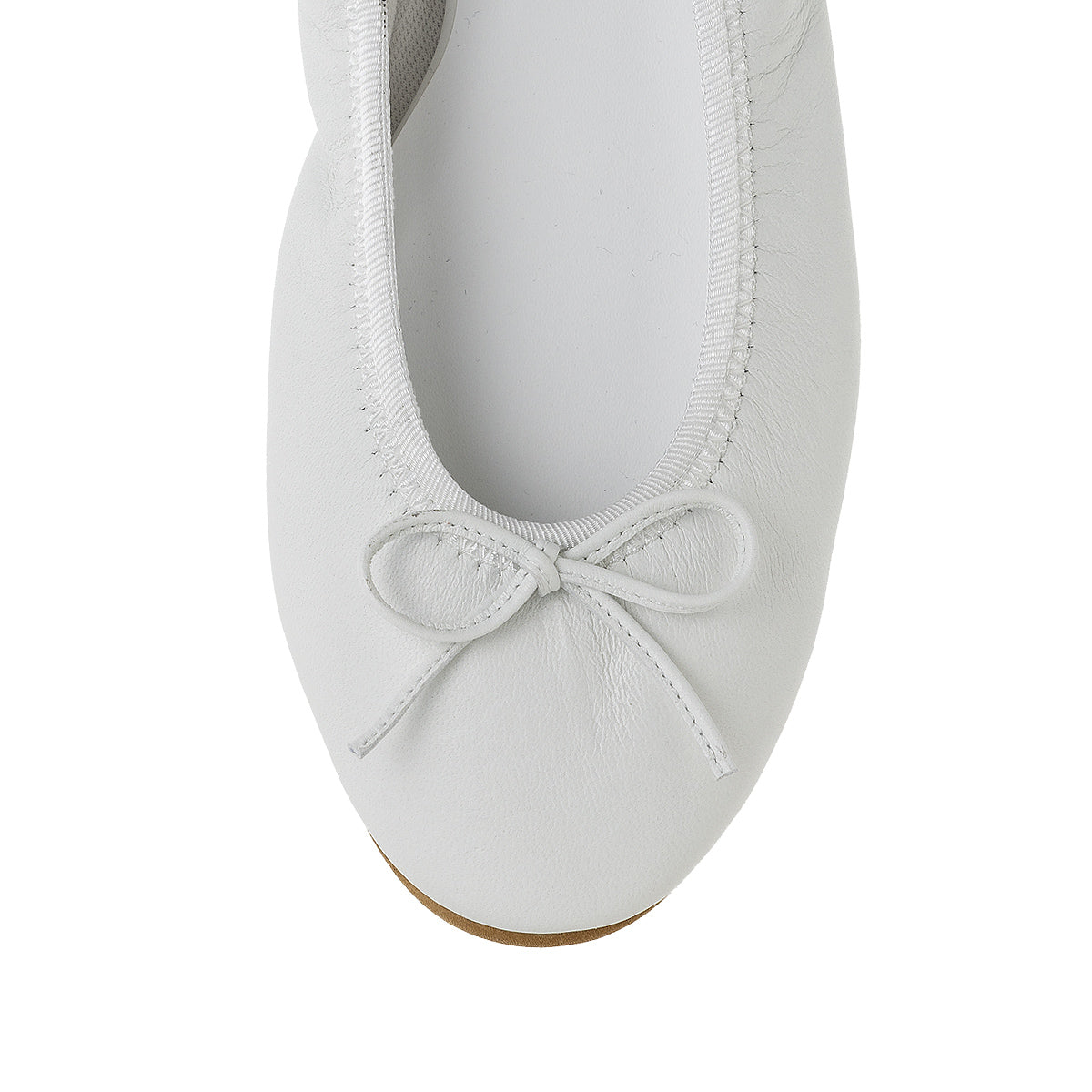Pauline -Waterproof smooth White ウォータープルーフスムース ホワイト kurun クルン kuruntokyo 入学式 卒業式 クルントウキョウ 疲れない 痛くない madeinjapan 日本製 本革 バレエシューズ フラットシューズ パンプス kurunTOKYO mdmバレエシューズwaterproof レインシューズ 小さいサイズ 大きいサイズ 26cm 21.5cm 26cm 25.5cm 25cm 22cm
